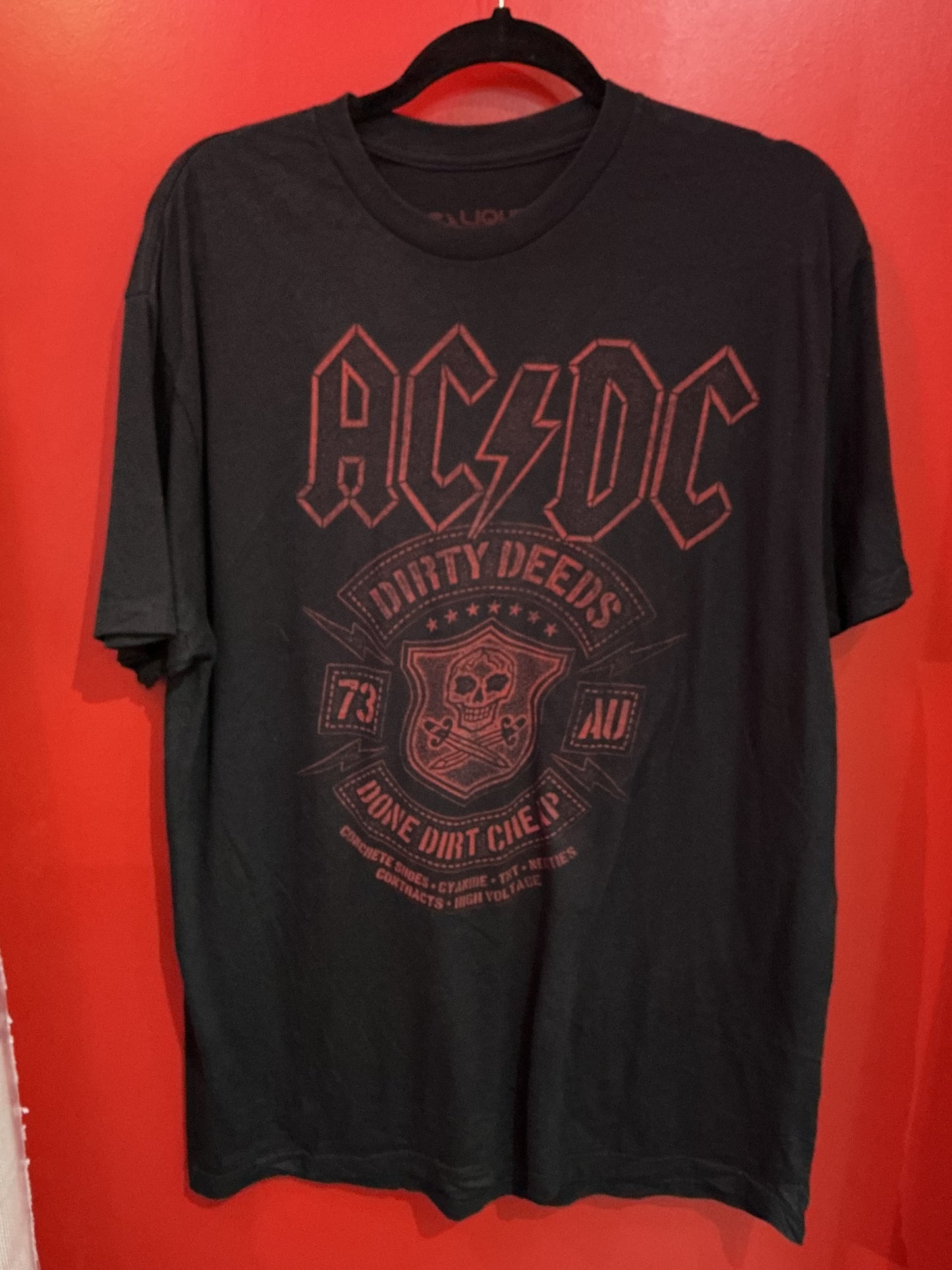 AC/DC Dirty Deeds ‘73 Top