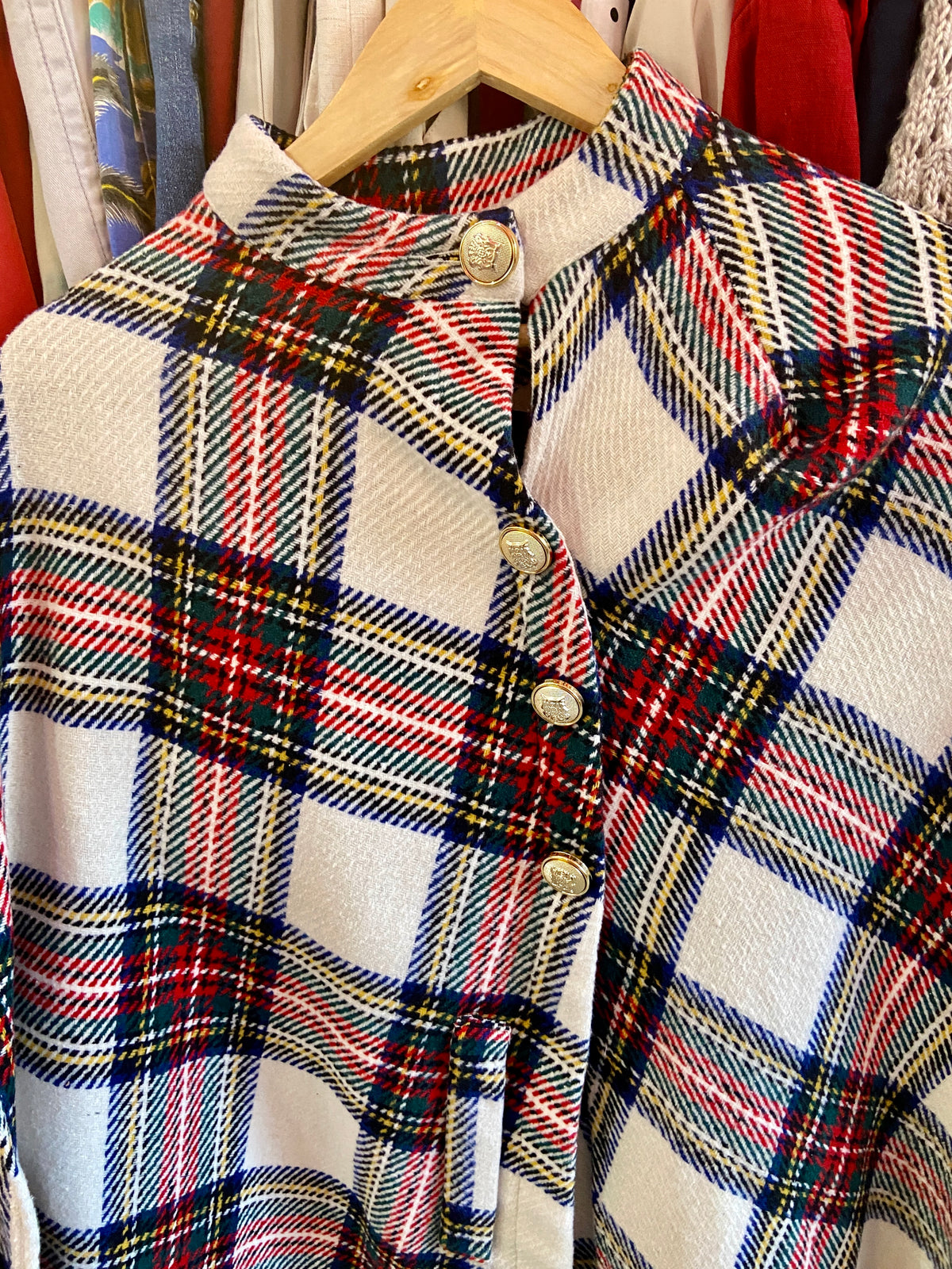 Tartan Poncho
