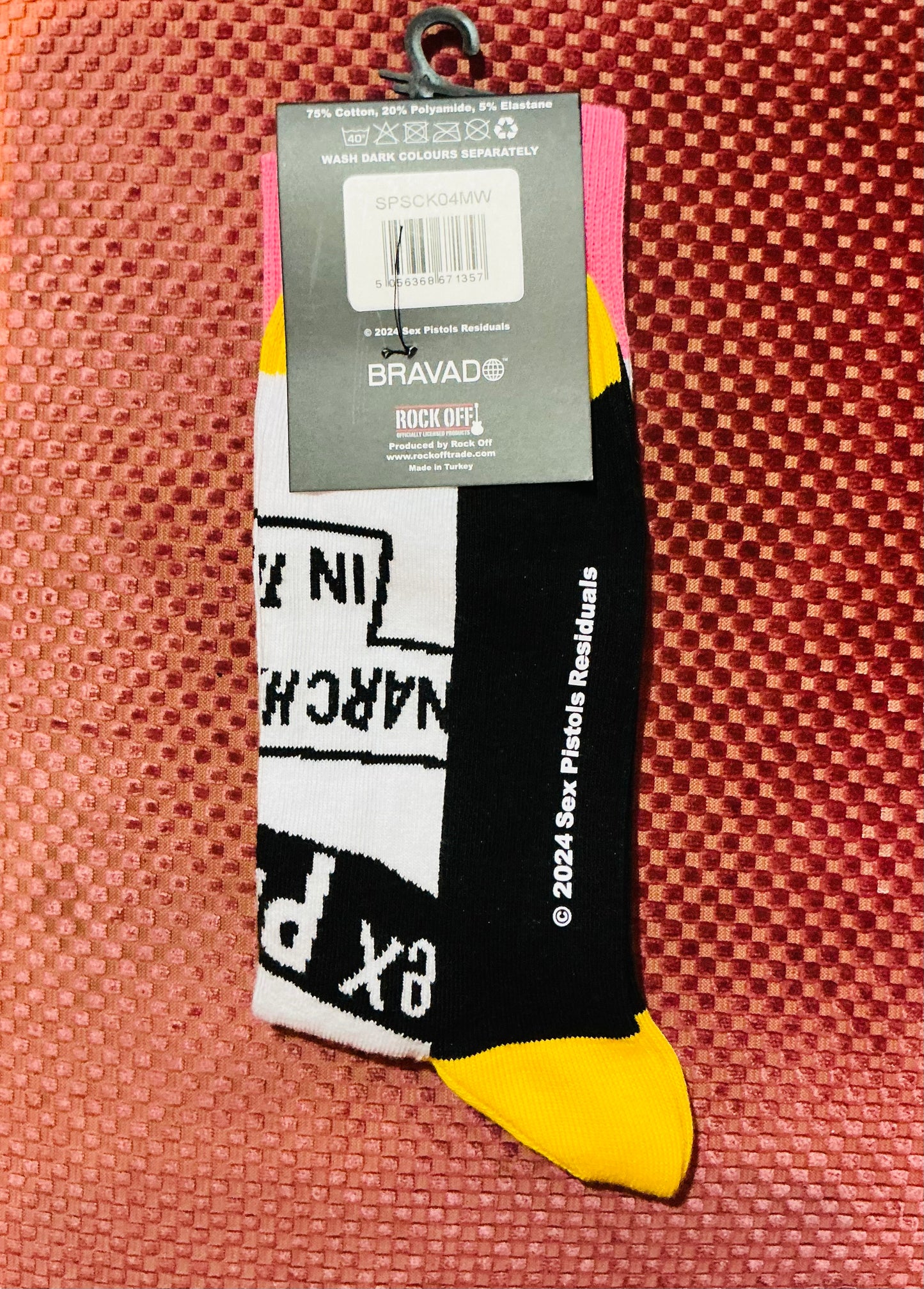 Sex Pistols Anarchy in the Uk Socks