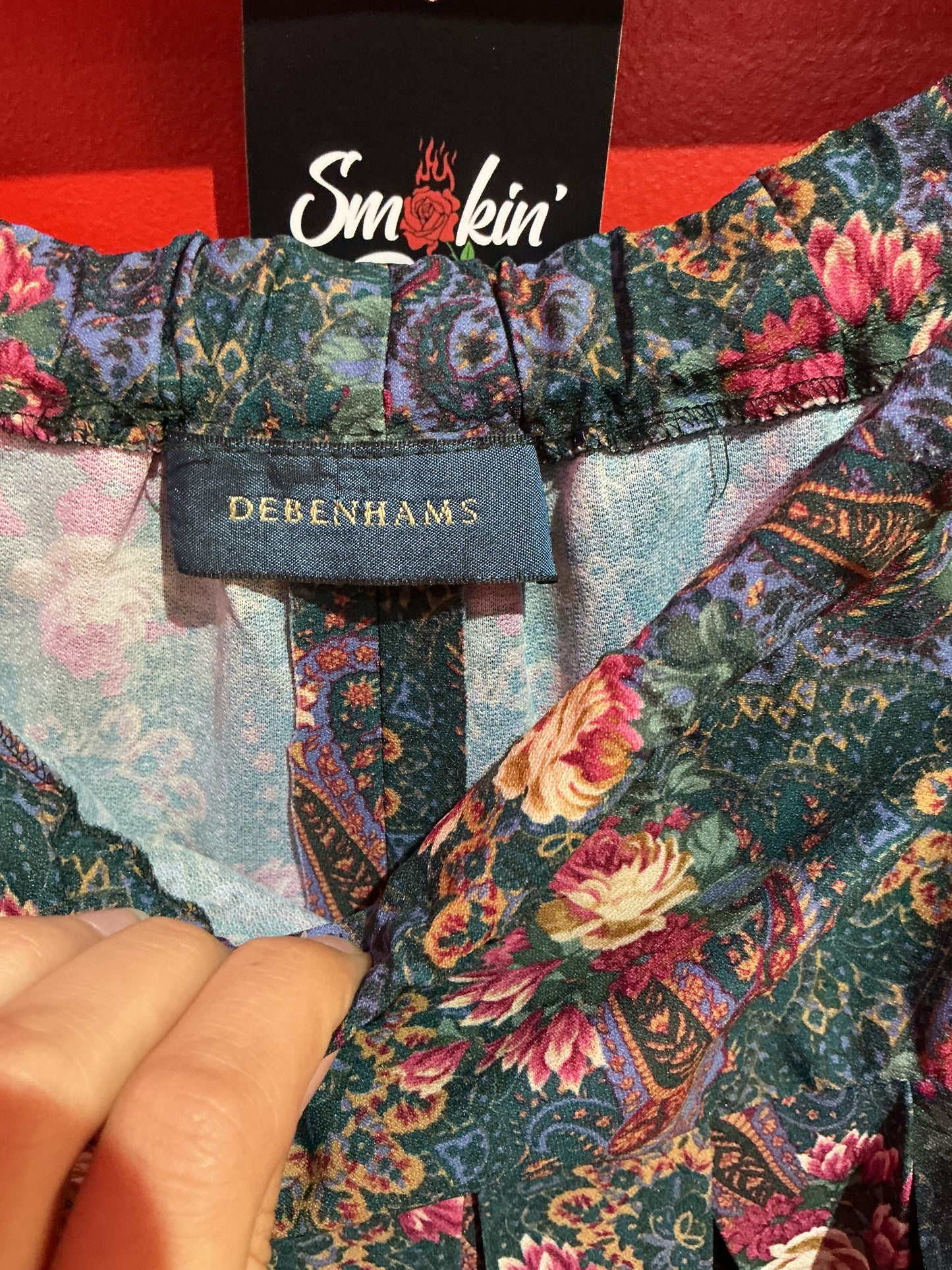 Vintage Debenhams Paisley Floral Skirt