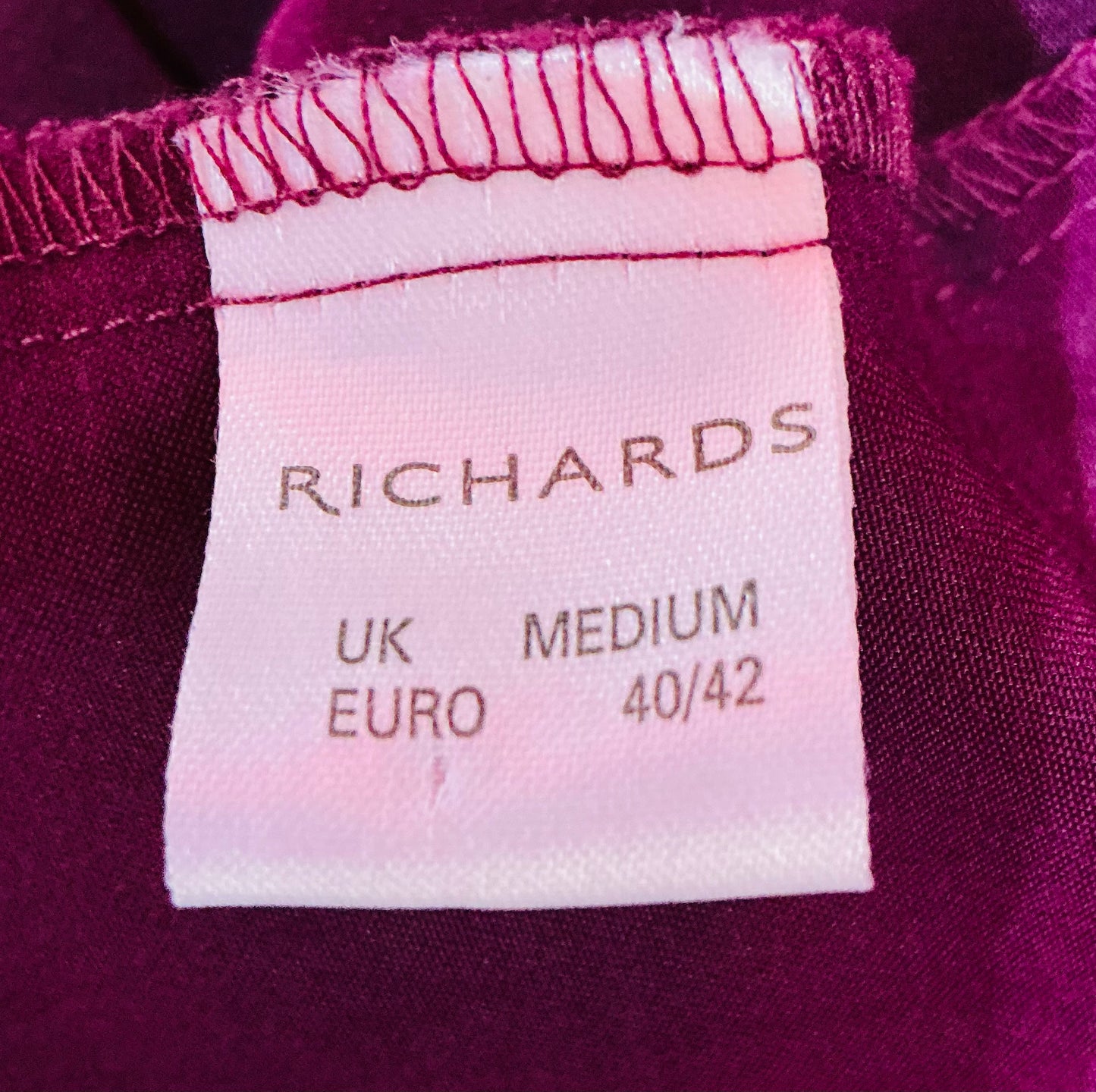 1990s Vintage Richards Purple Shirt