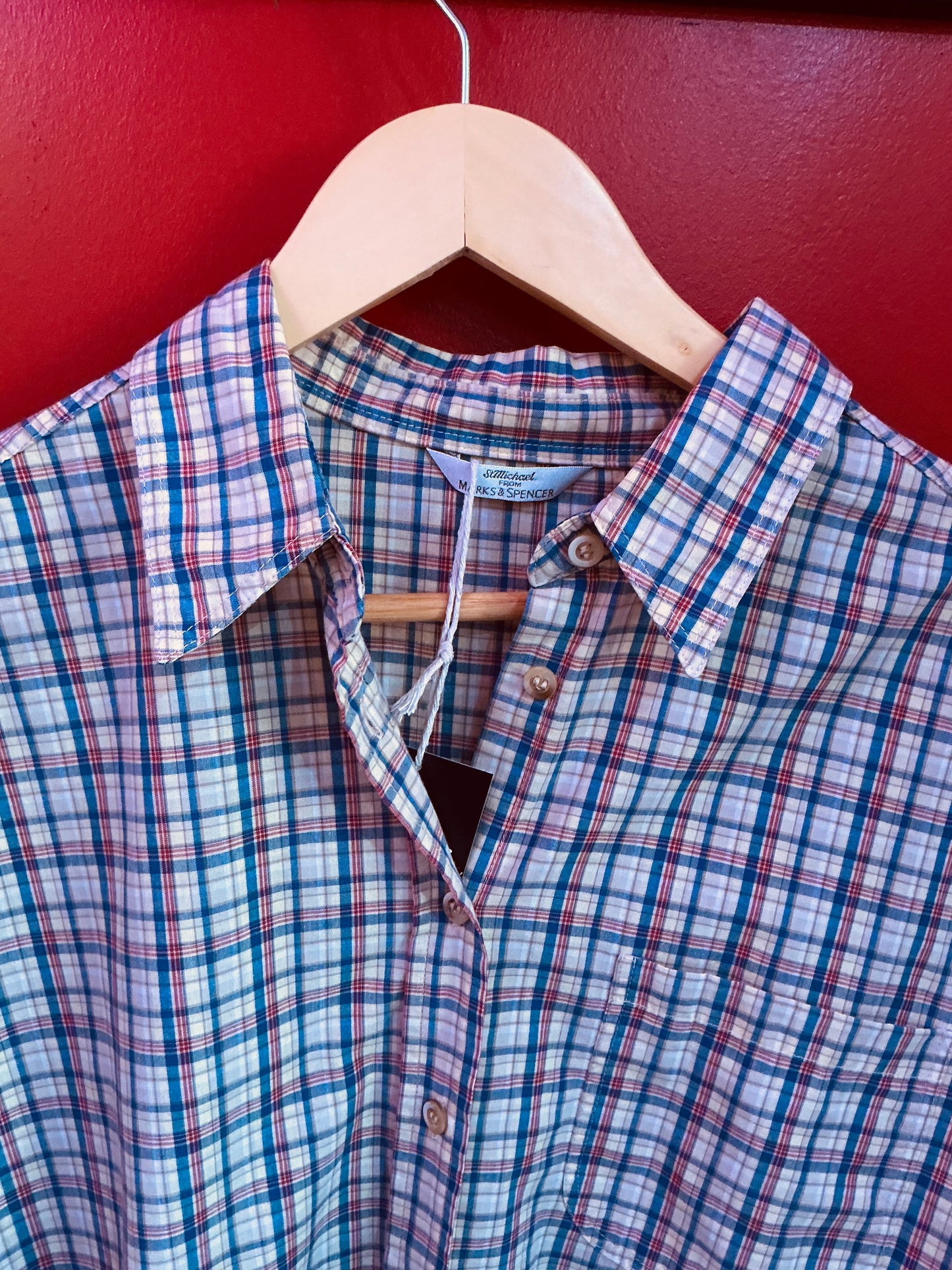 St Micheal 1990s Vintage Oversized Checked Shirt