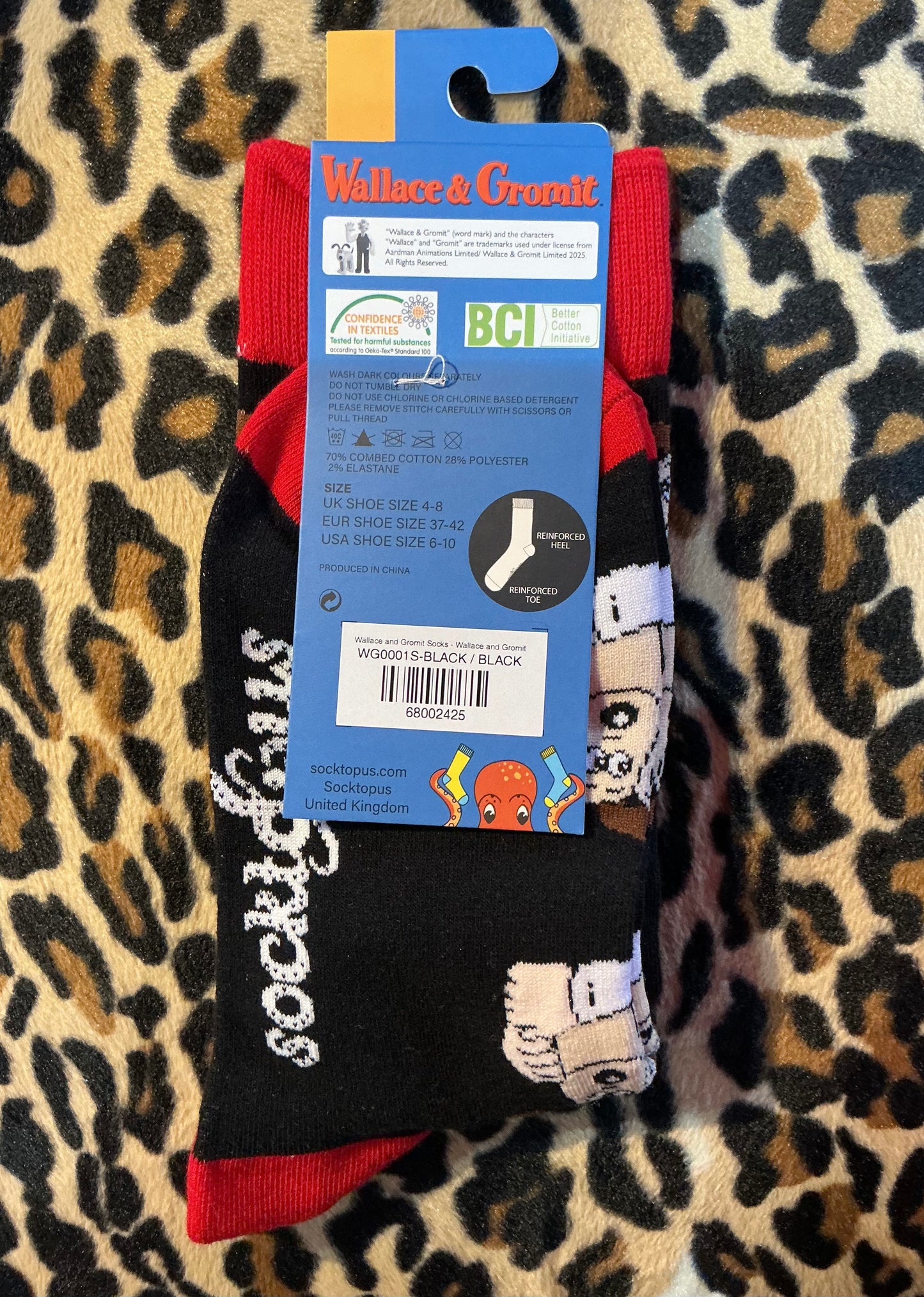 Socktopus Wallace and Gromit Socks