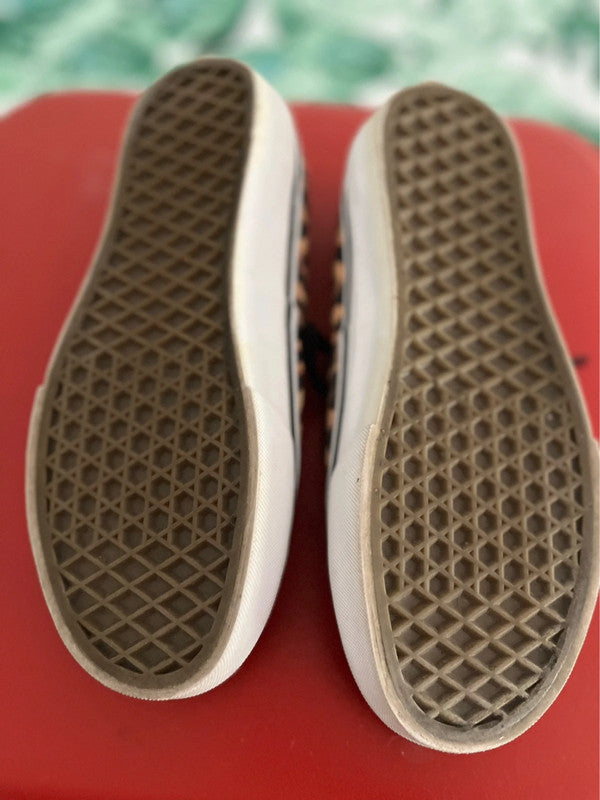 Authentic Leopard Print Vans