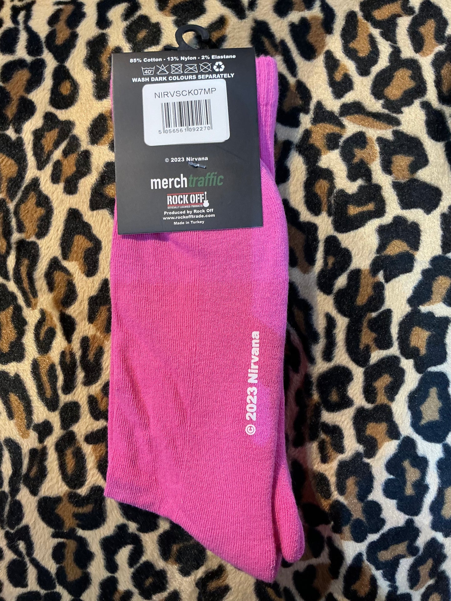 Nirvana Pink Angel Socks