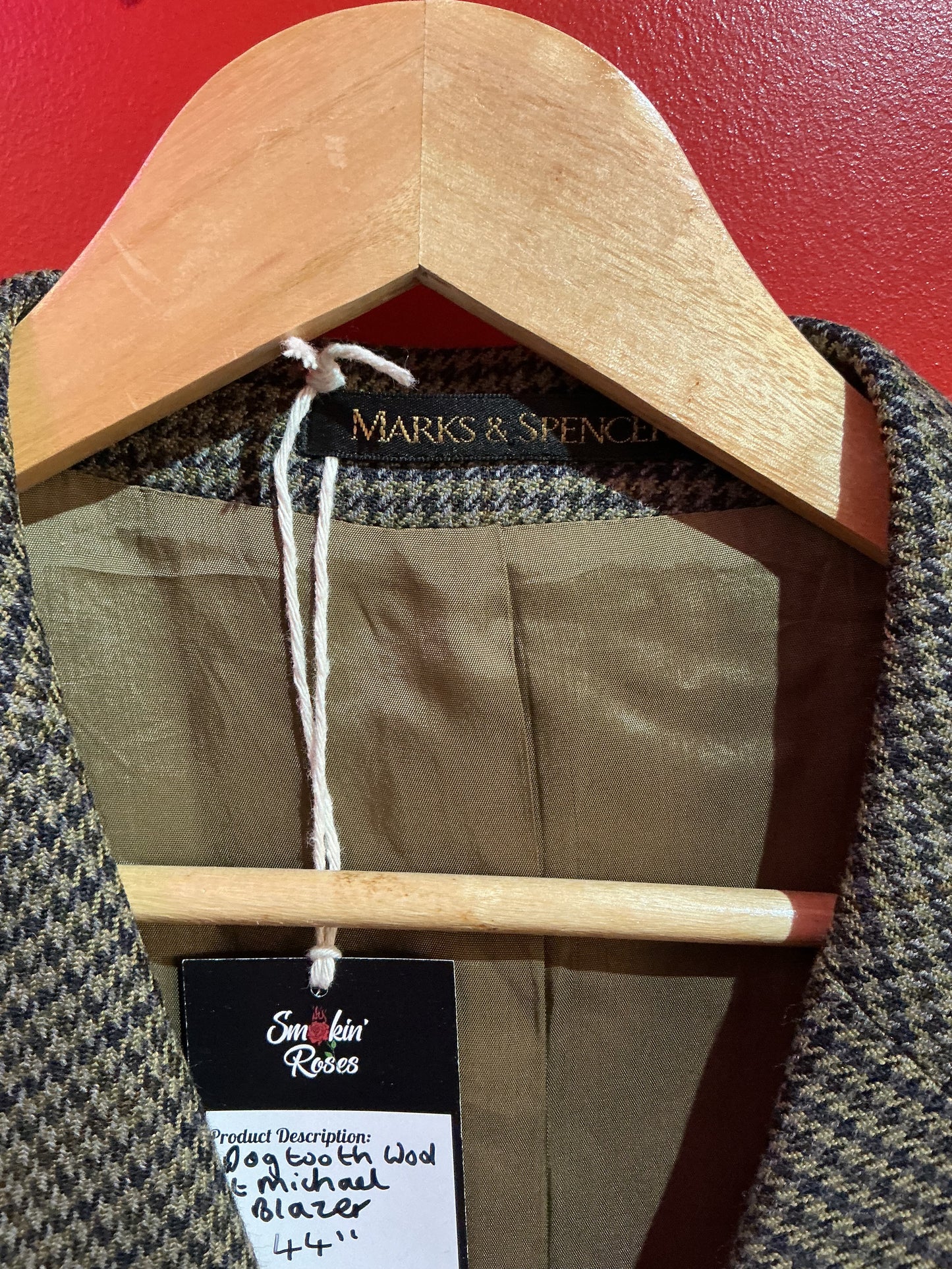 Dogtooth Wool St Michael Blazer