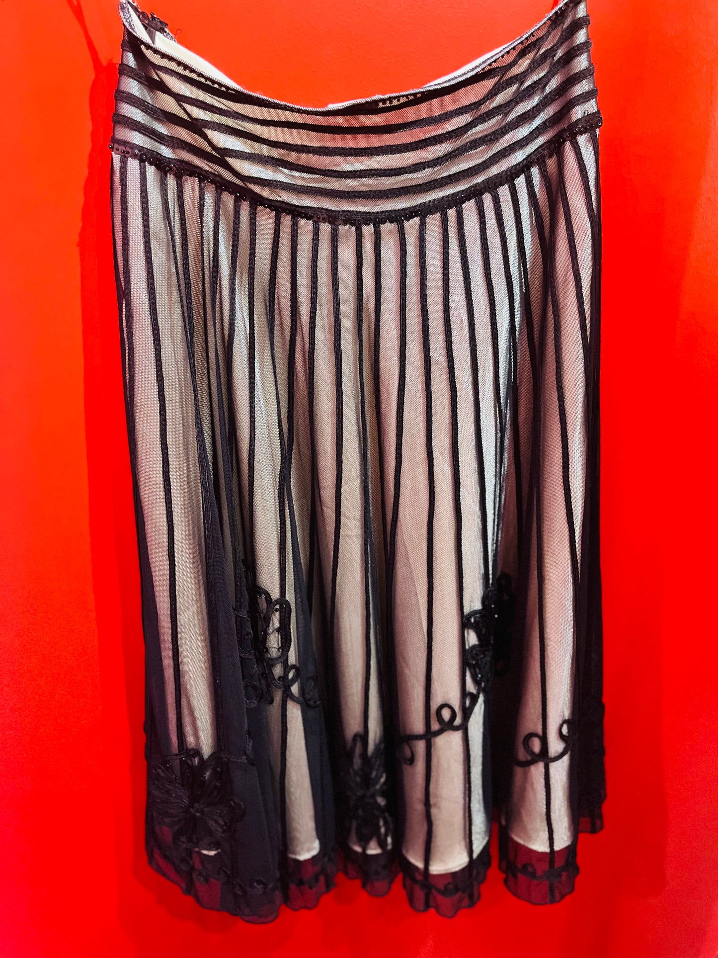 Phase Eight Vintage Black Lace Skirt