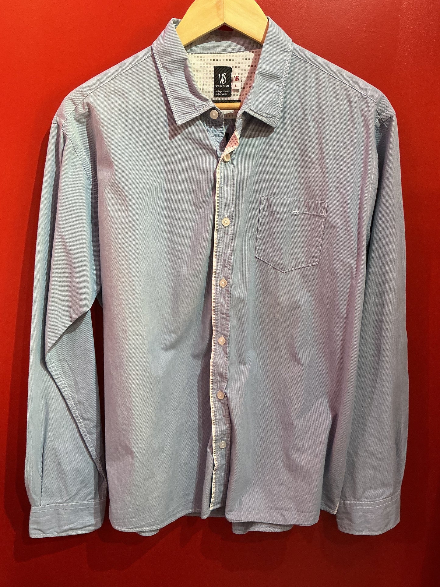 White Stuff Blue Checked Shirt