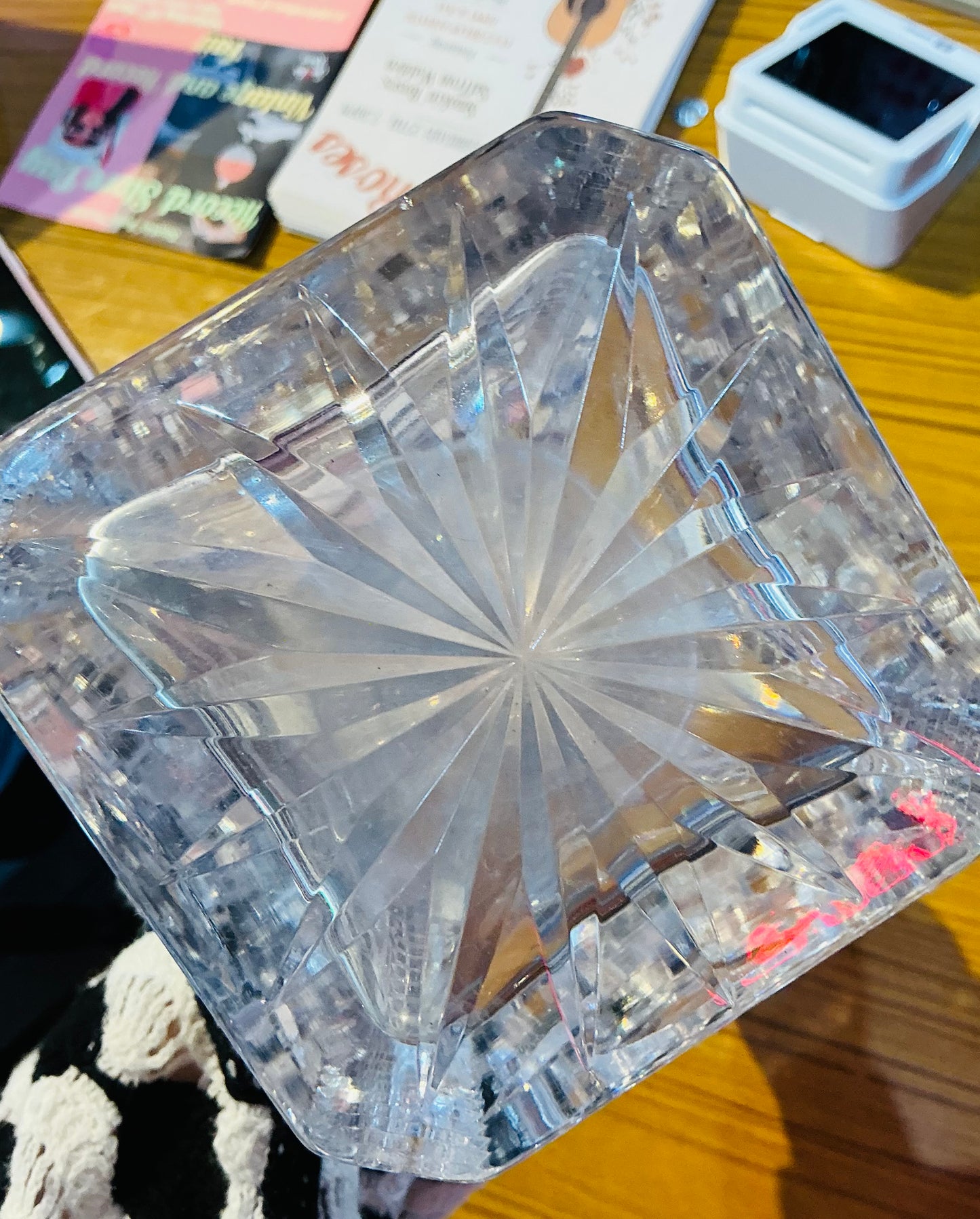 Vintage Cut Crystal Glass Decanter