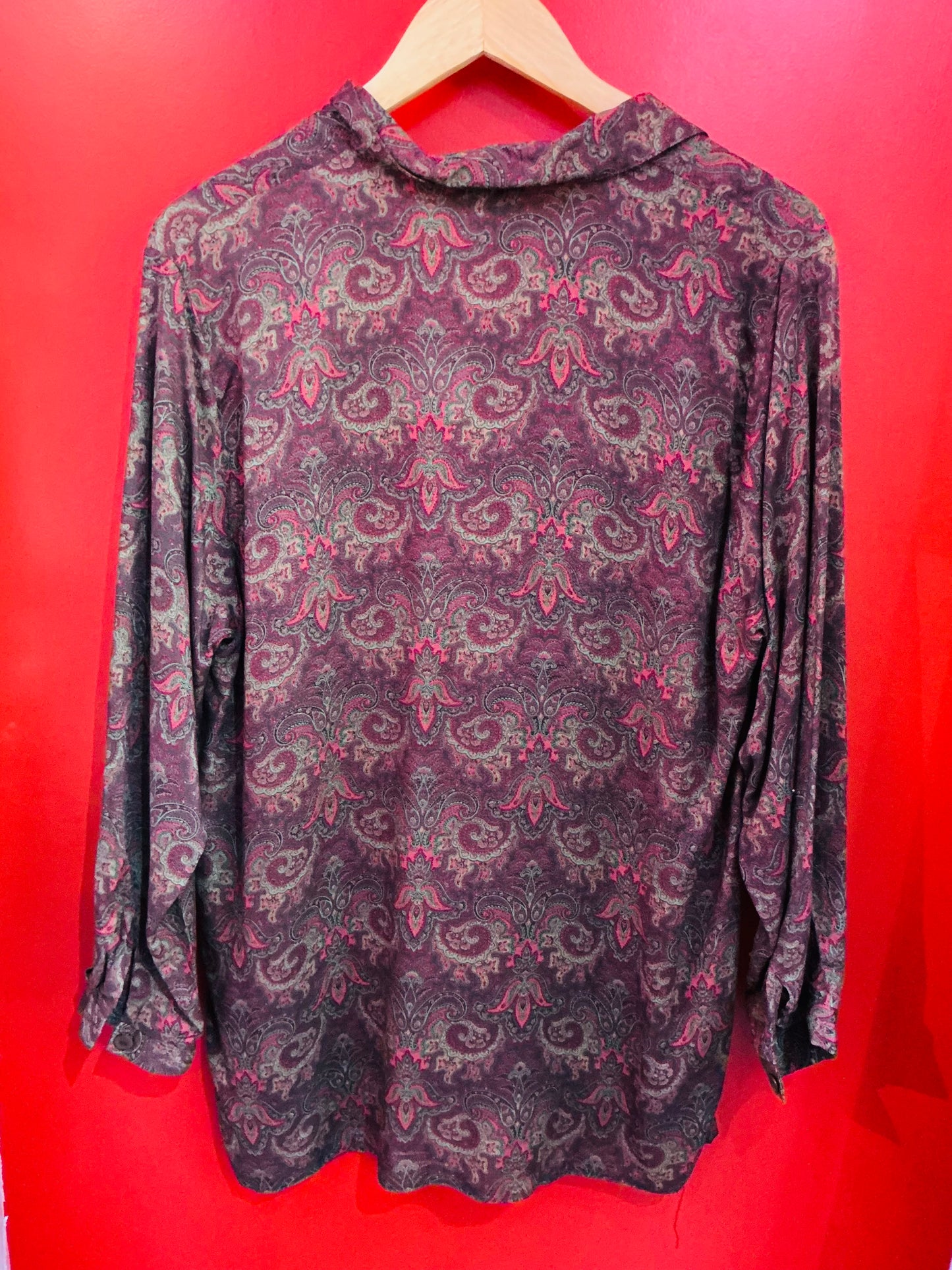 Autumnal Coloured Paisley Shirt