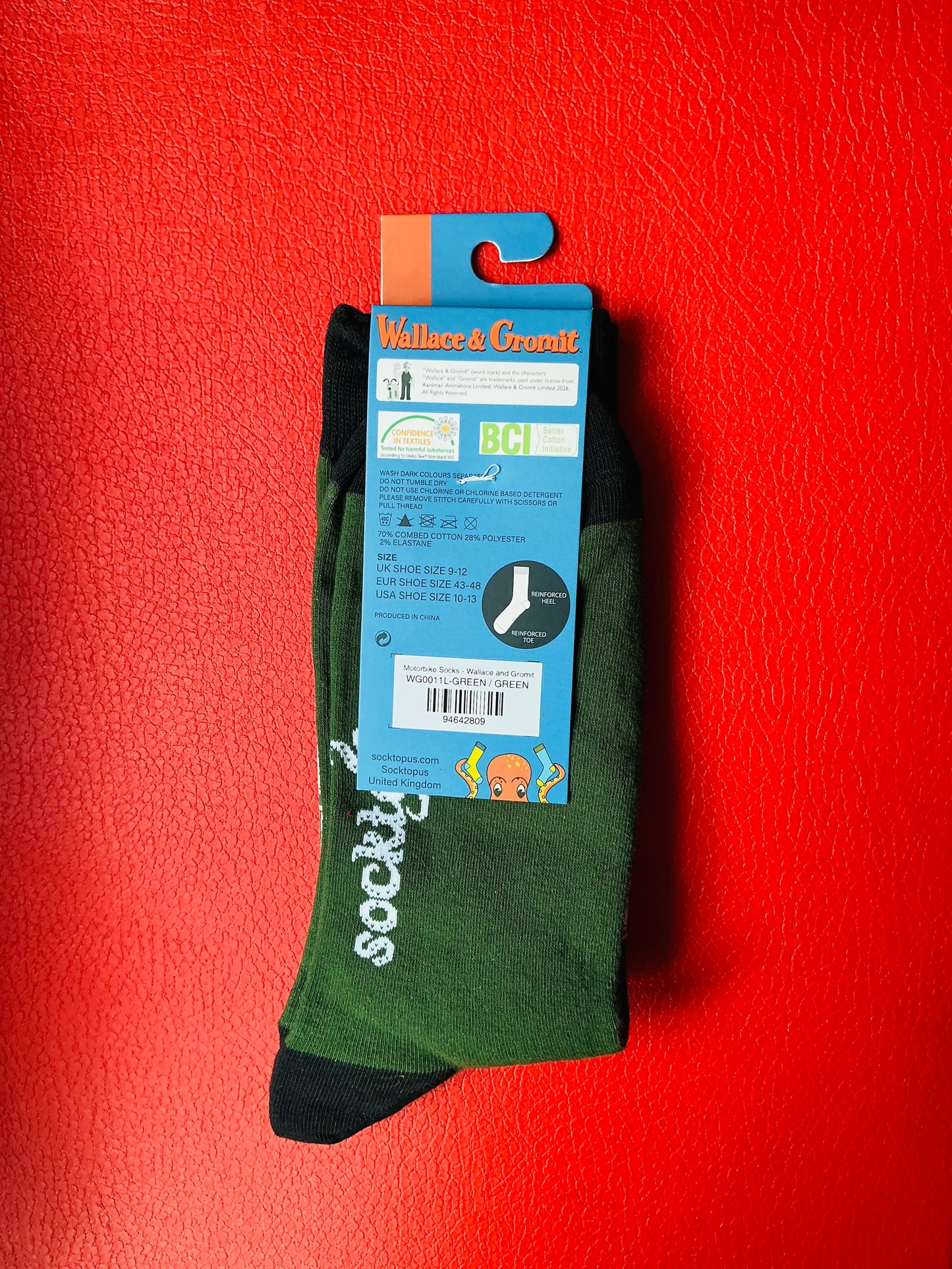Wallace and Gromit Motorbike Sock