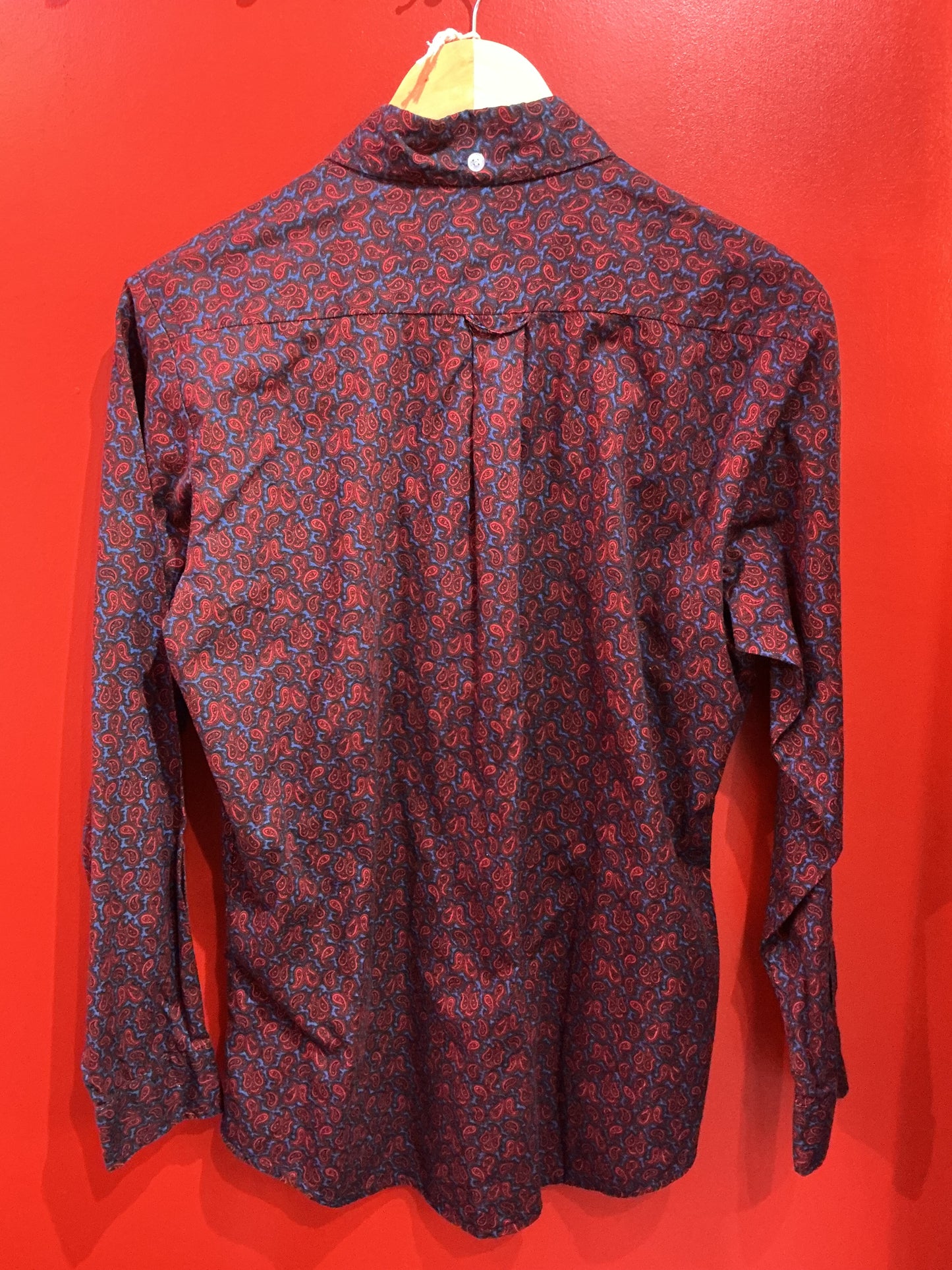 Blue & Red Paisley Pop Boutique Shirt
