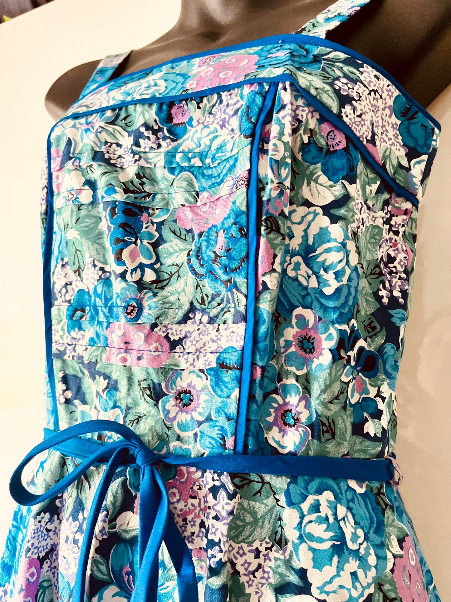 Original 1960s vintage Marion Donaldson floral dress