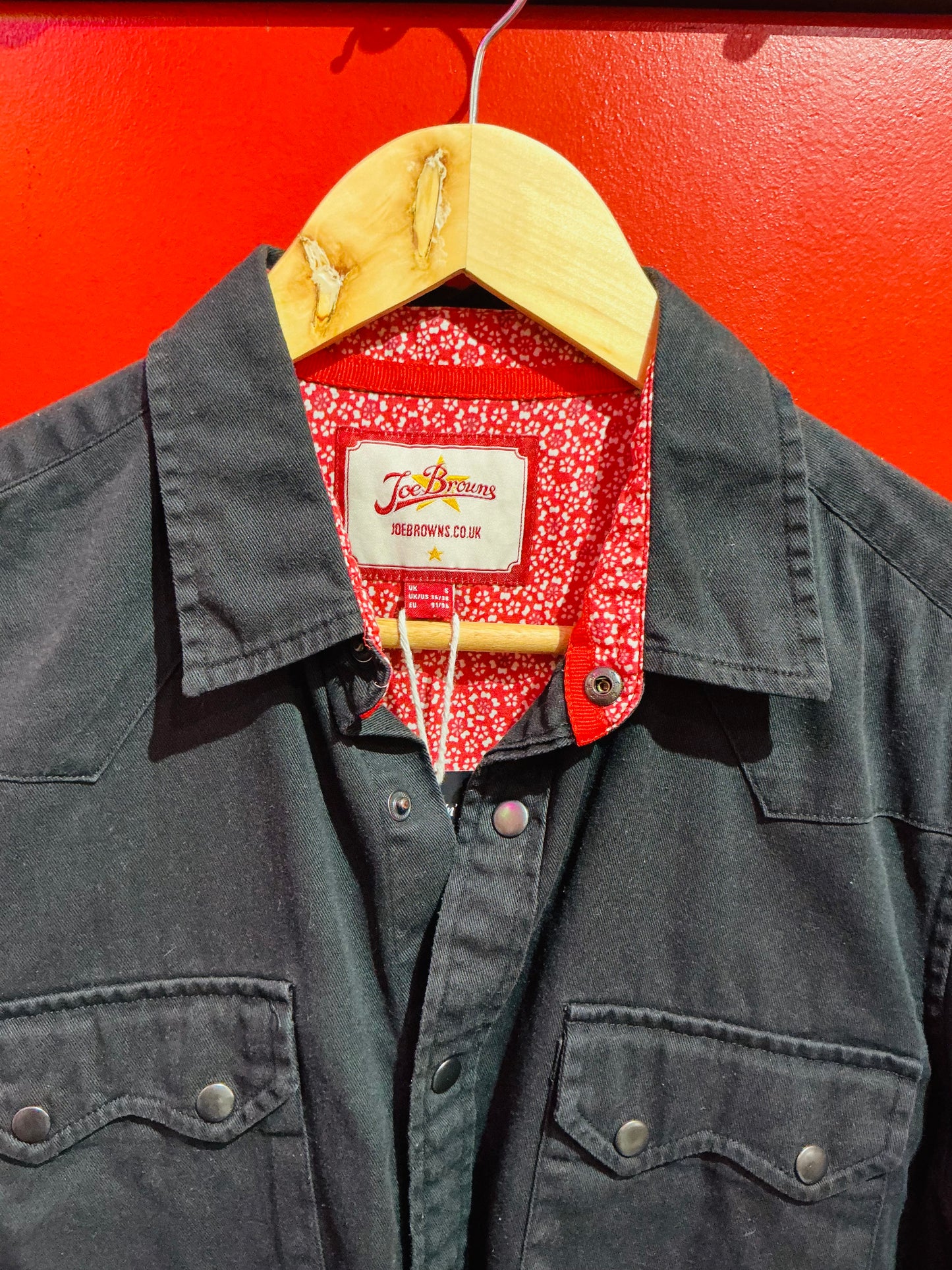 Joe Browns Black Denim Shirt