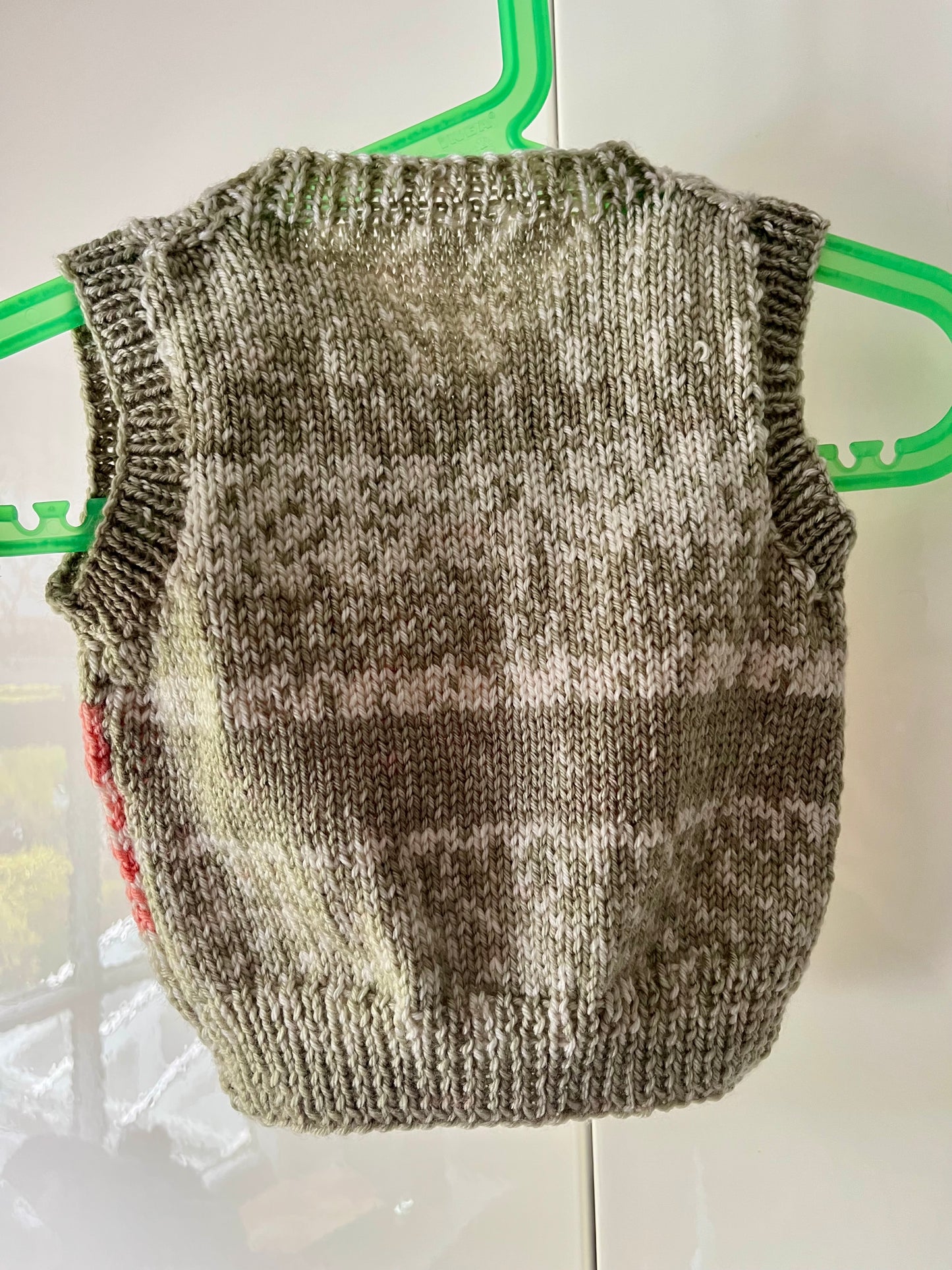 Mini me Matching Hand Knitted Vest