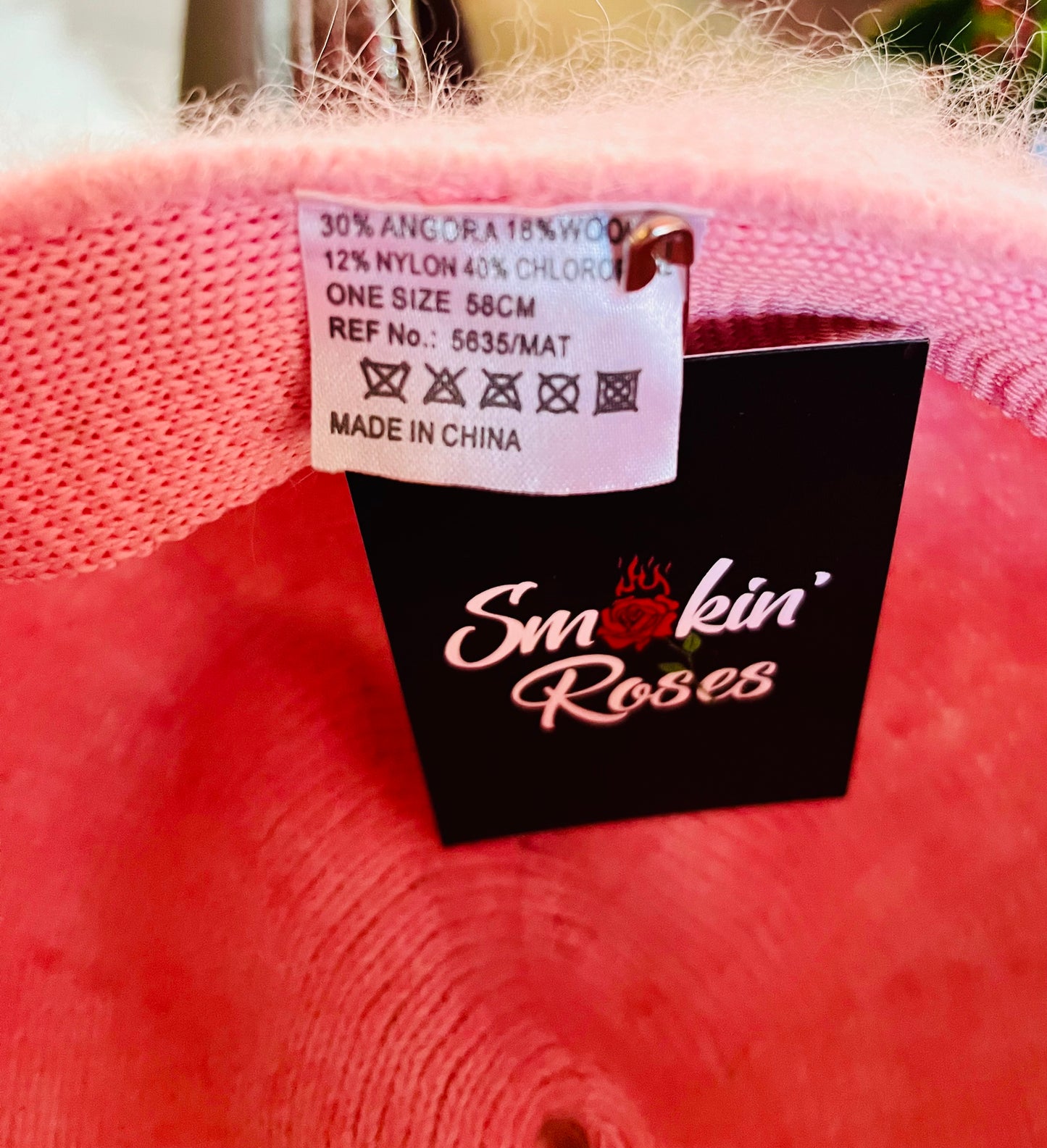 Angora Wool 1960s Babydoll Hat