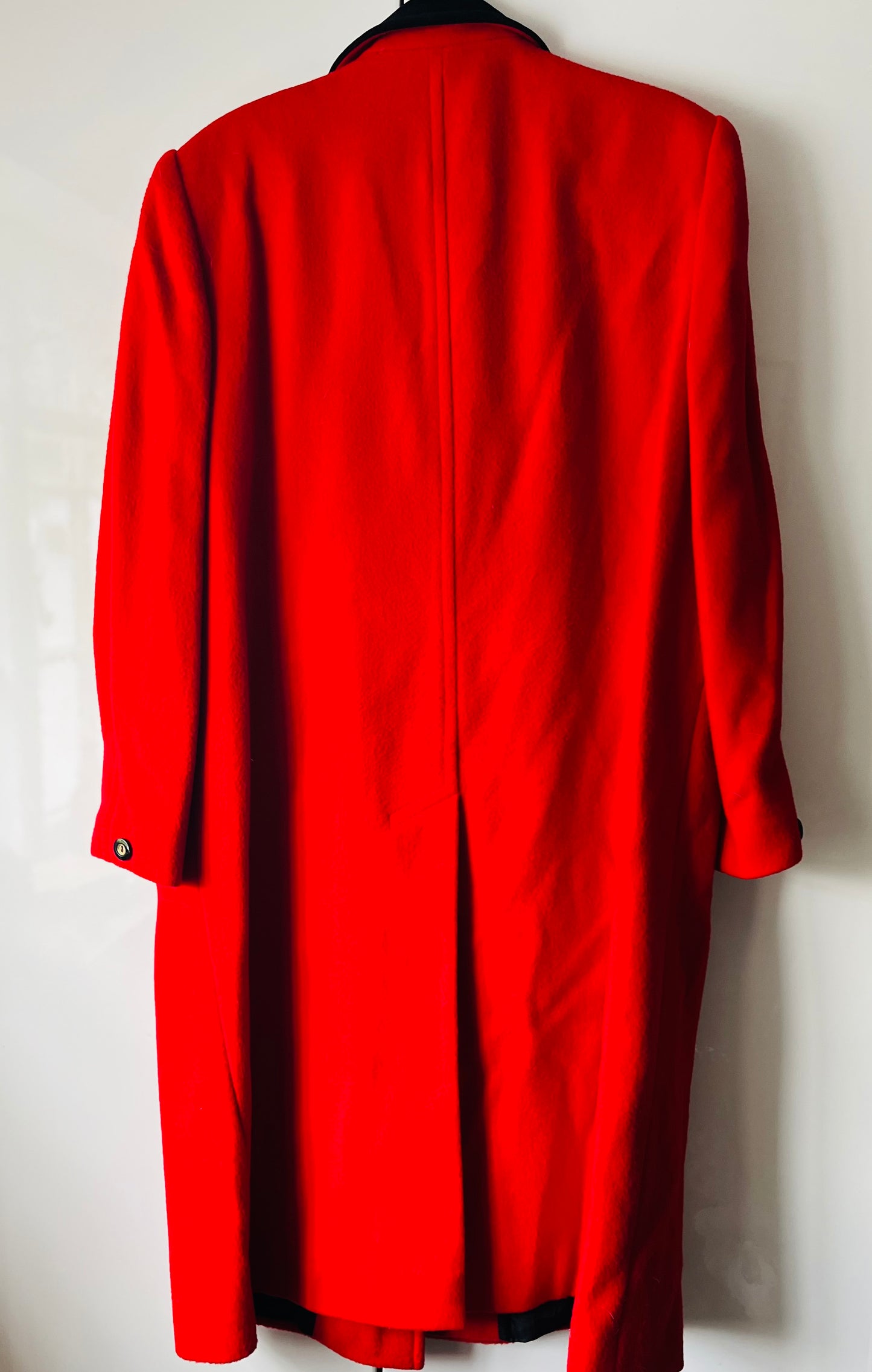 Windsmoor 1980s Vintage Red Overcoat
