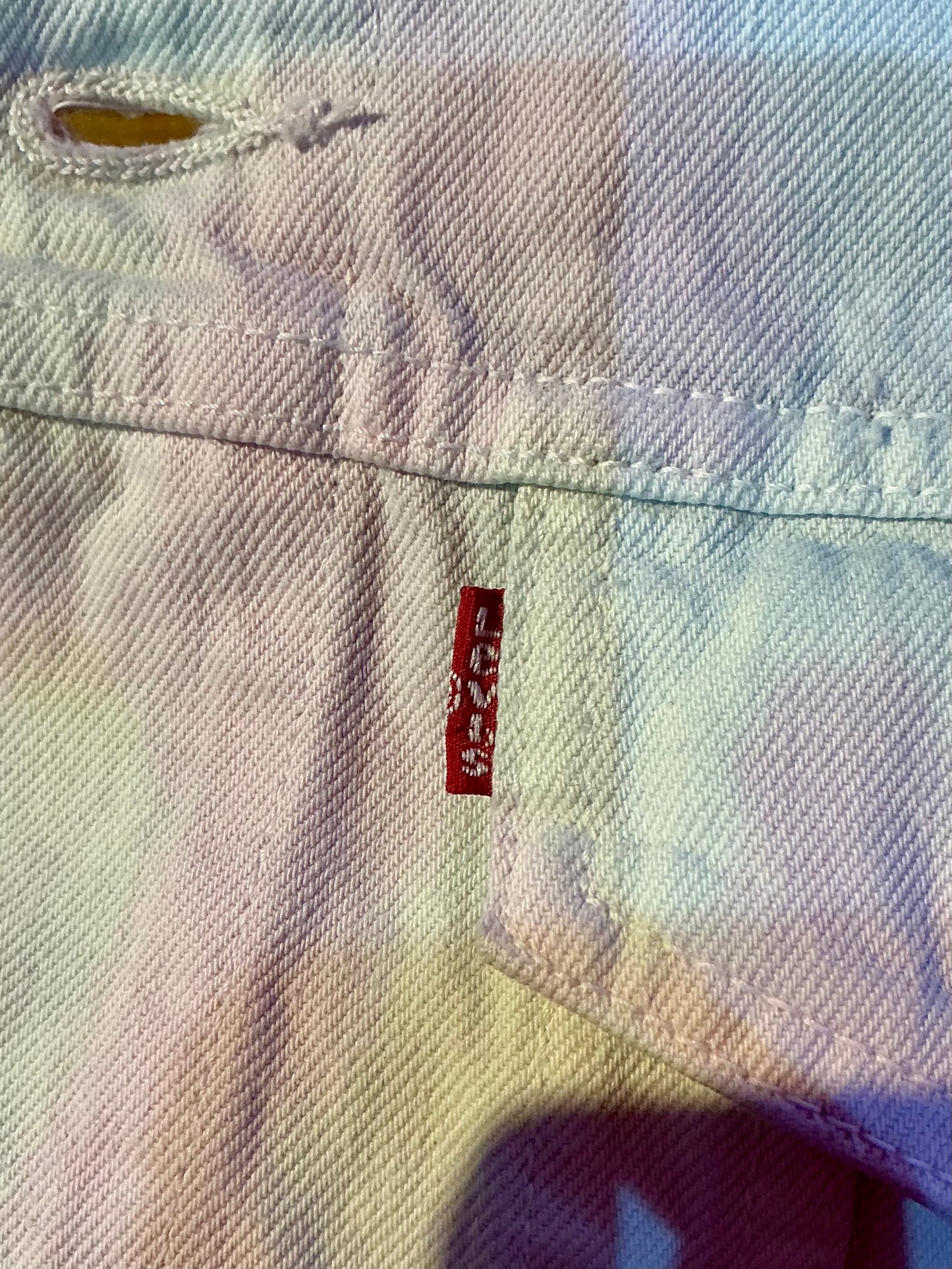 Tie Dye Levi Strauss Denim Jacket