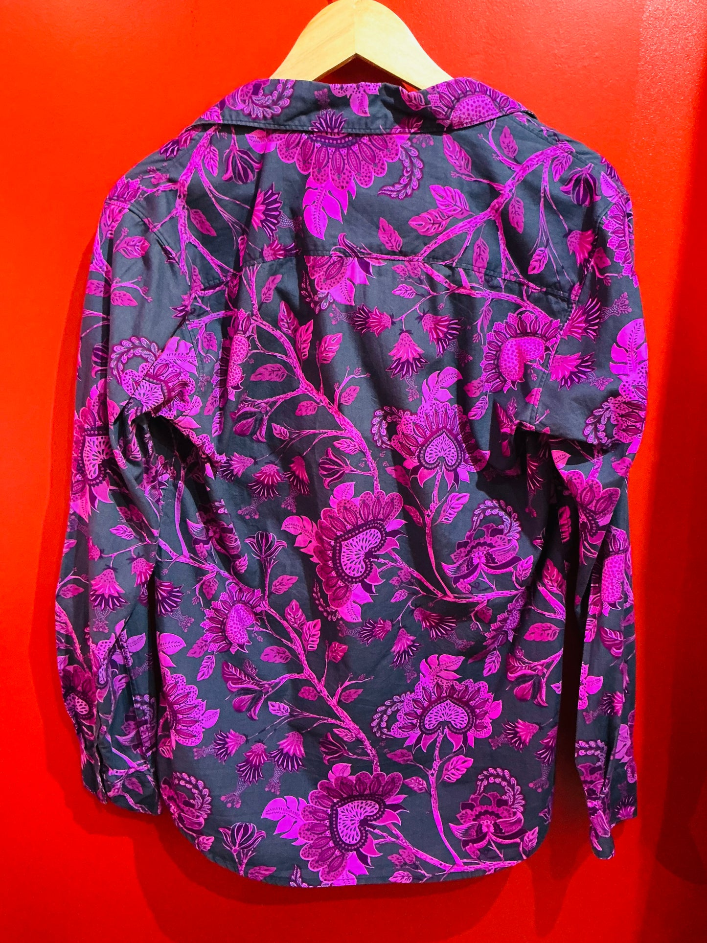 Joe Browns Purple Patterned Shirt