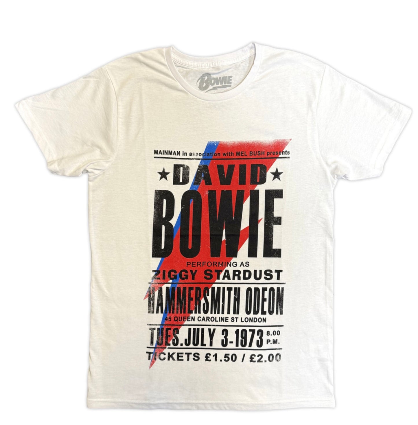 Davie Bowie Hammersmith Odean 1973 Band Top