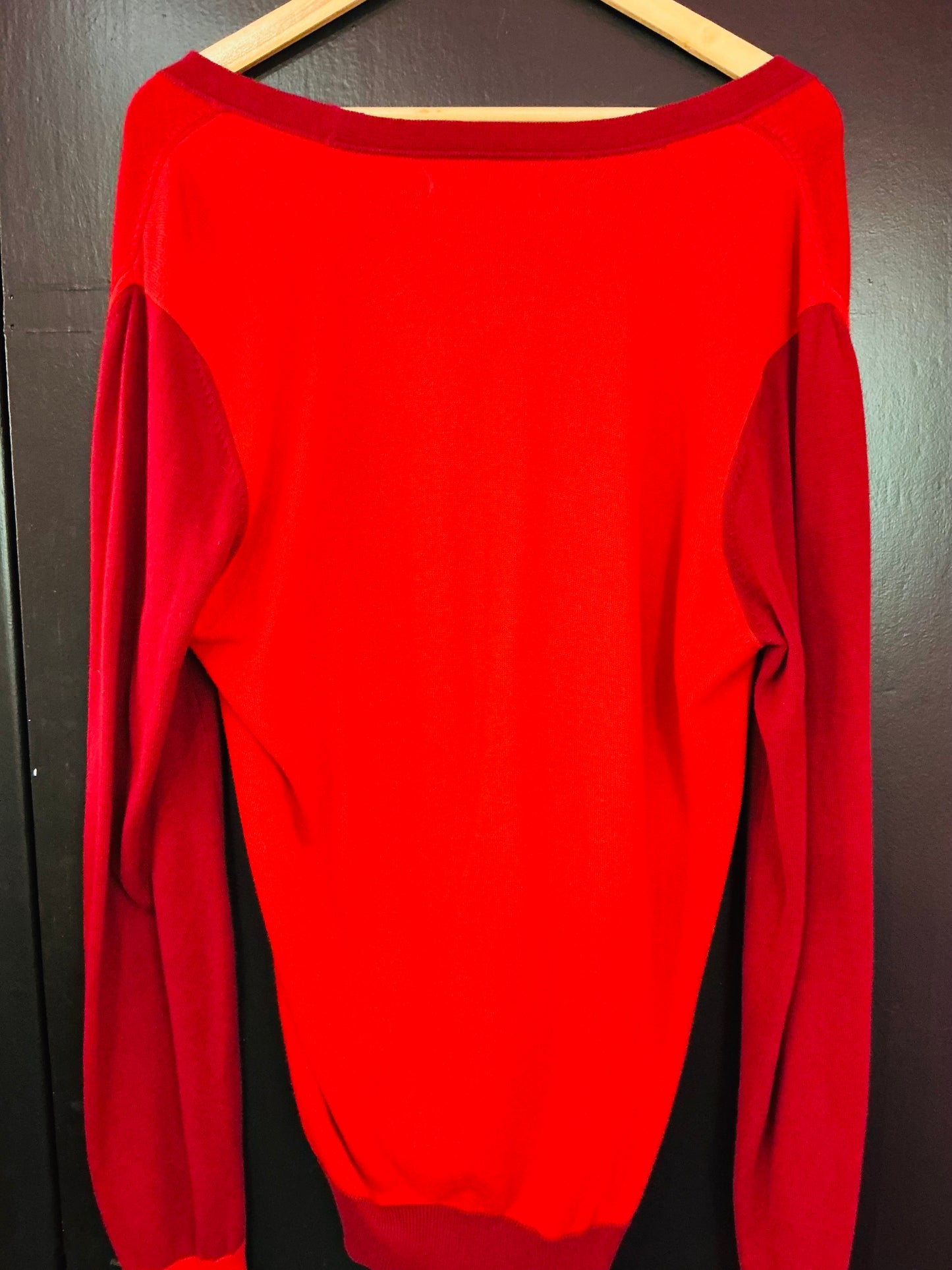 Red & Burgundy Ben Sherman Cardigan
