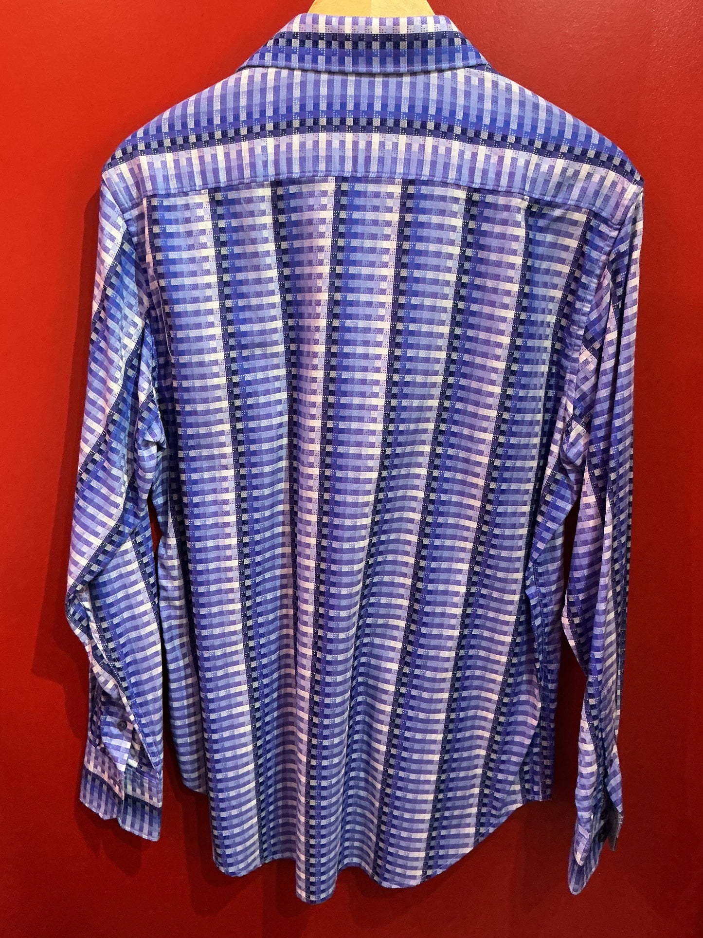 Robert Graham Purple Retro Shirt