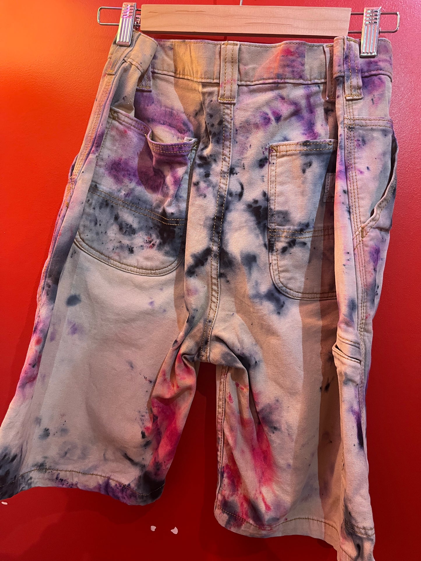Hand Tie Dyed Carhartt Shorts