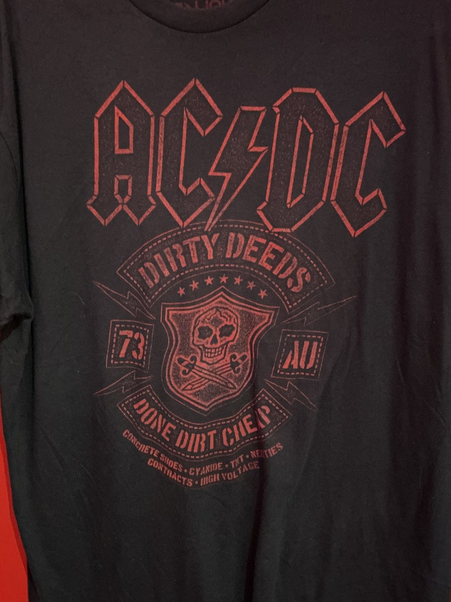 AC/DC Dirty Deeds ‘73 Top