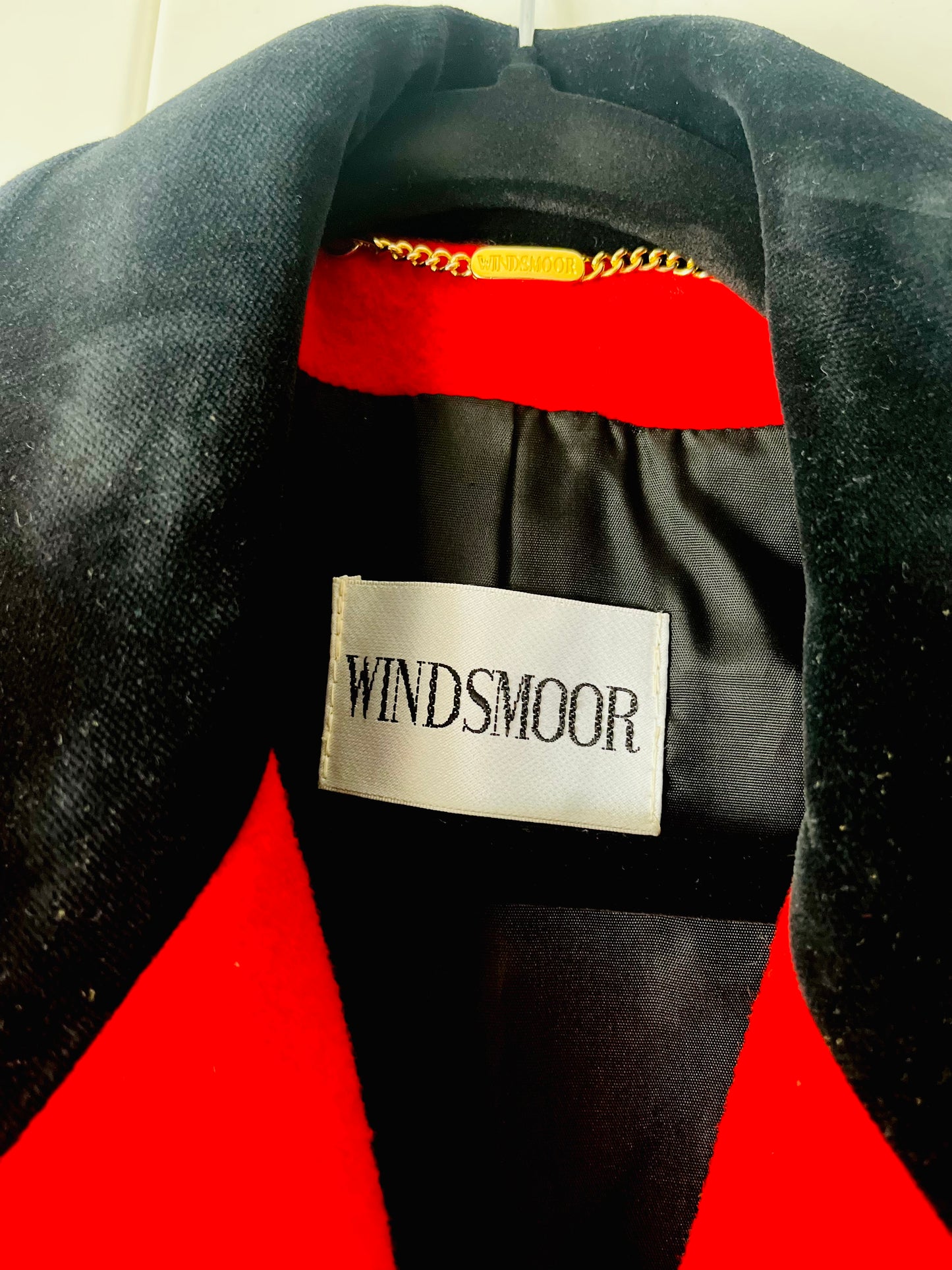Windsmoor 1980s Vintage Red Overcoat