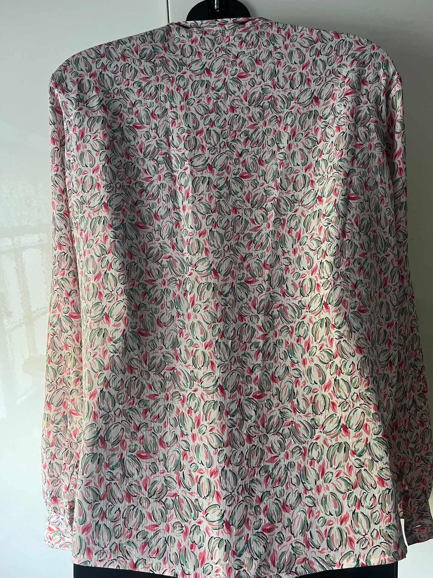 Original 1980s Vintage Eastex Pink Tulip Blouse