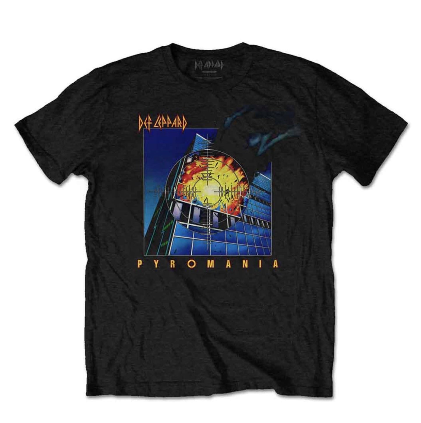 Def Leopard Pyromania Band Top
