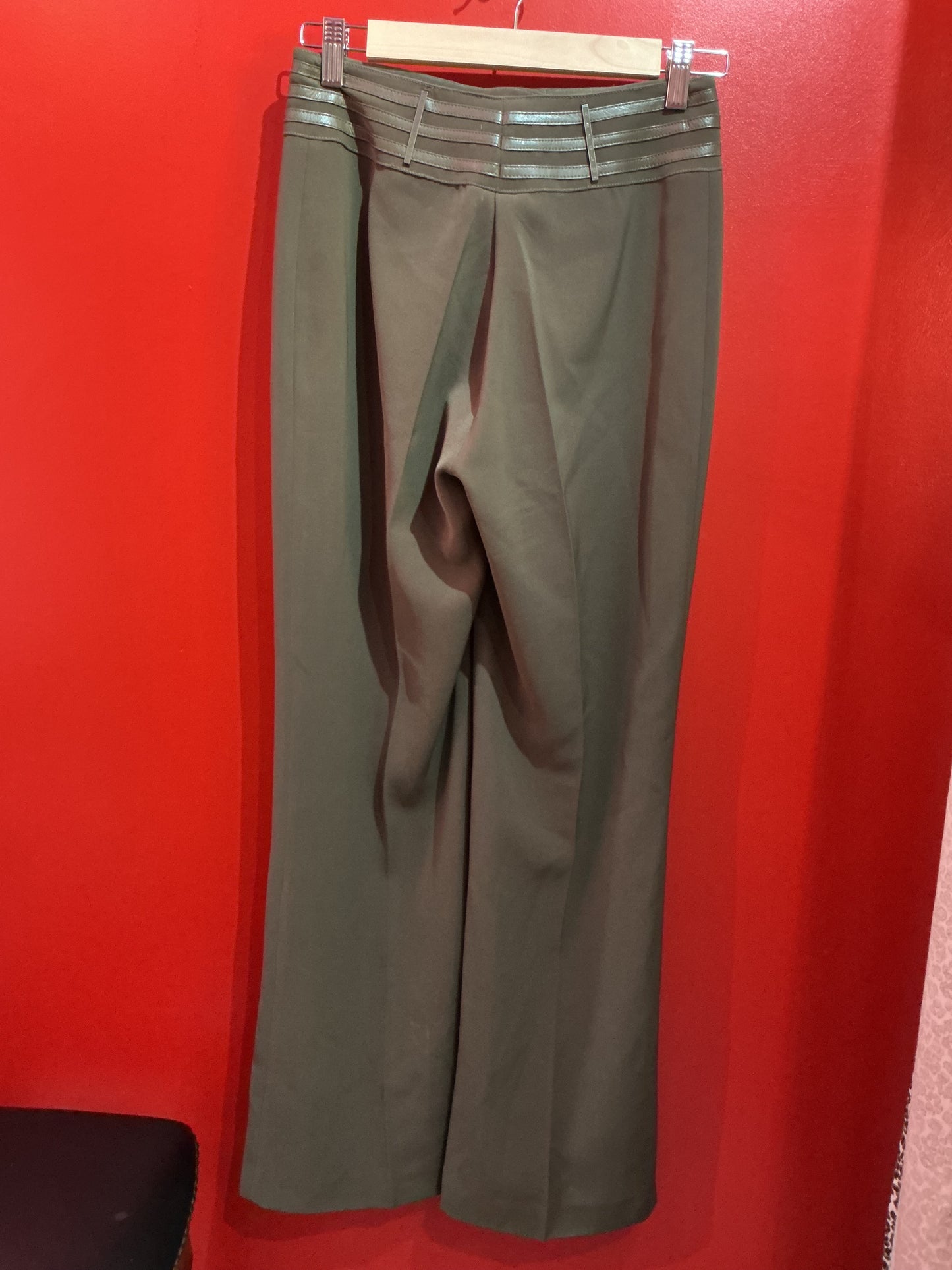French Designer Green Suit Jacket & Trouser Set