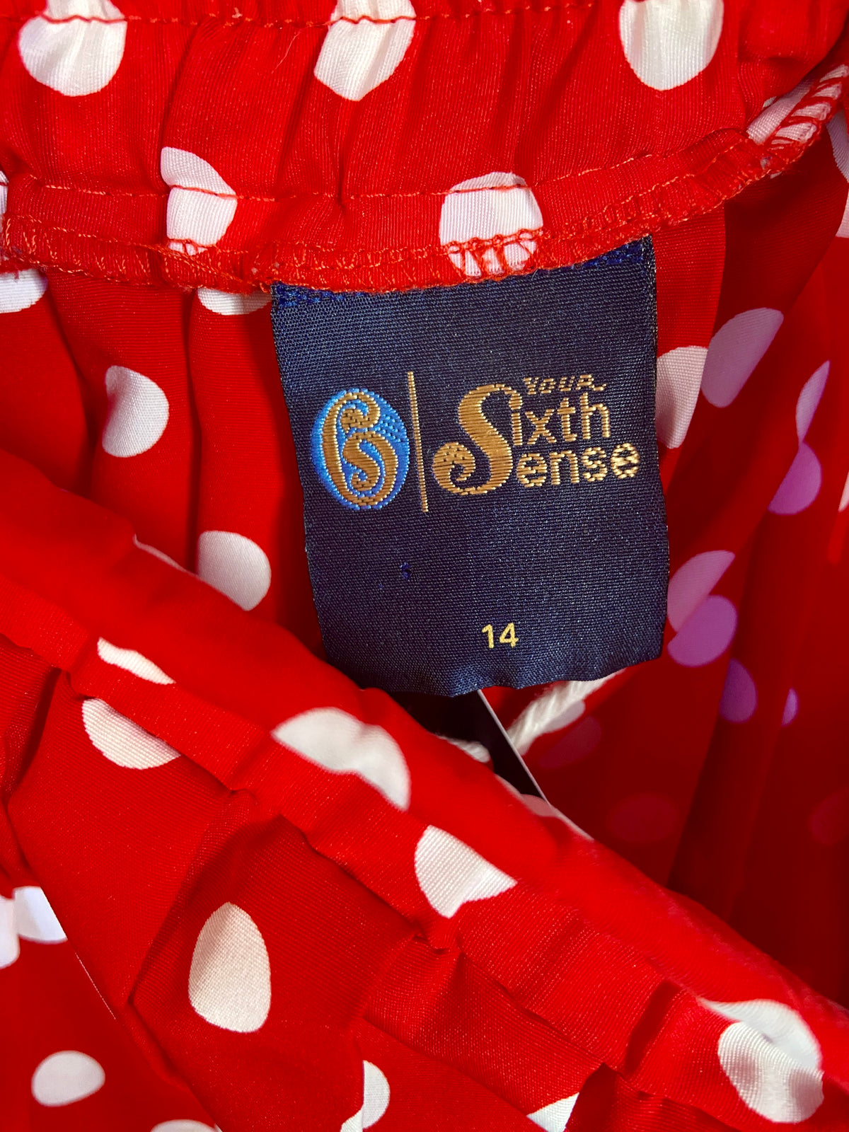 1980s Red Polka Dot Skirt