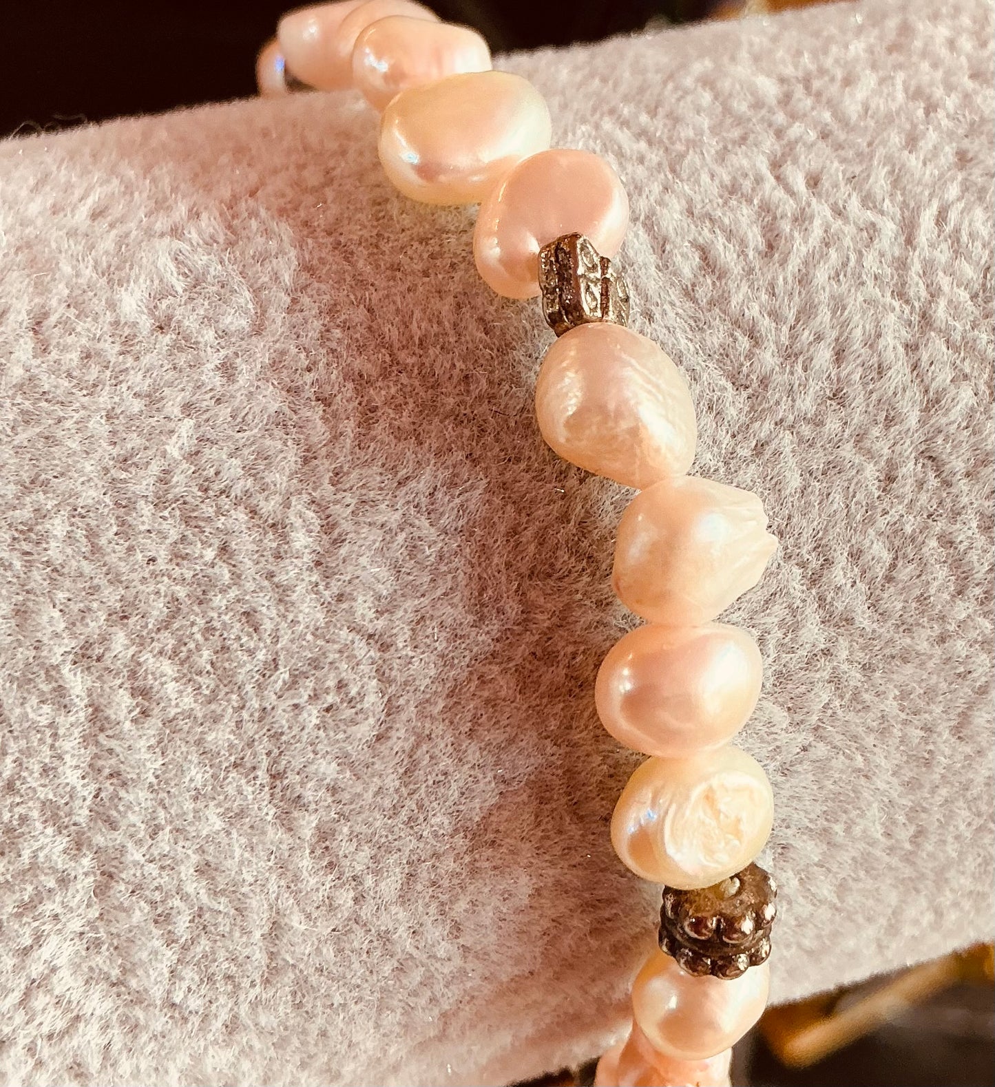 Pink Freshwater Pearl Bracelet