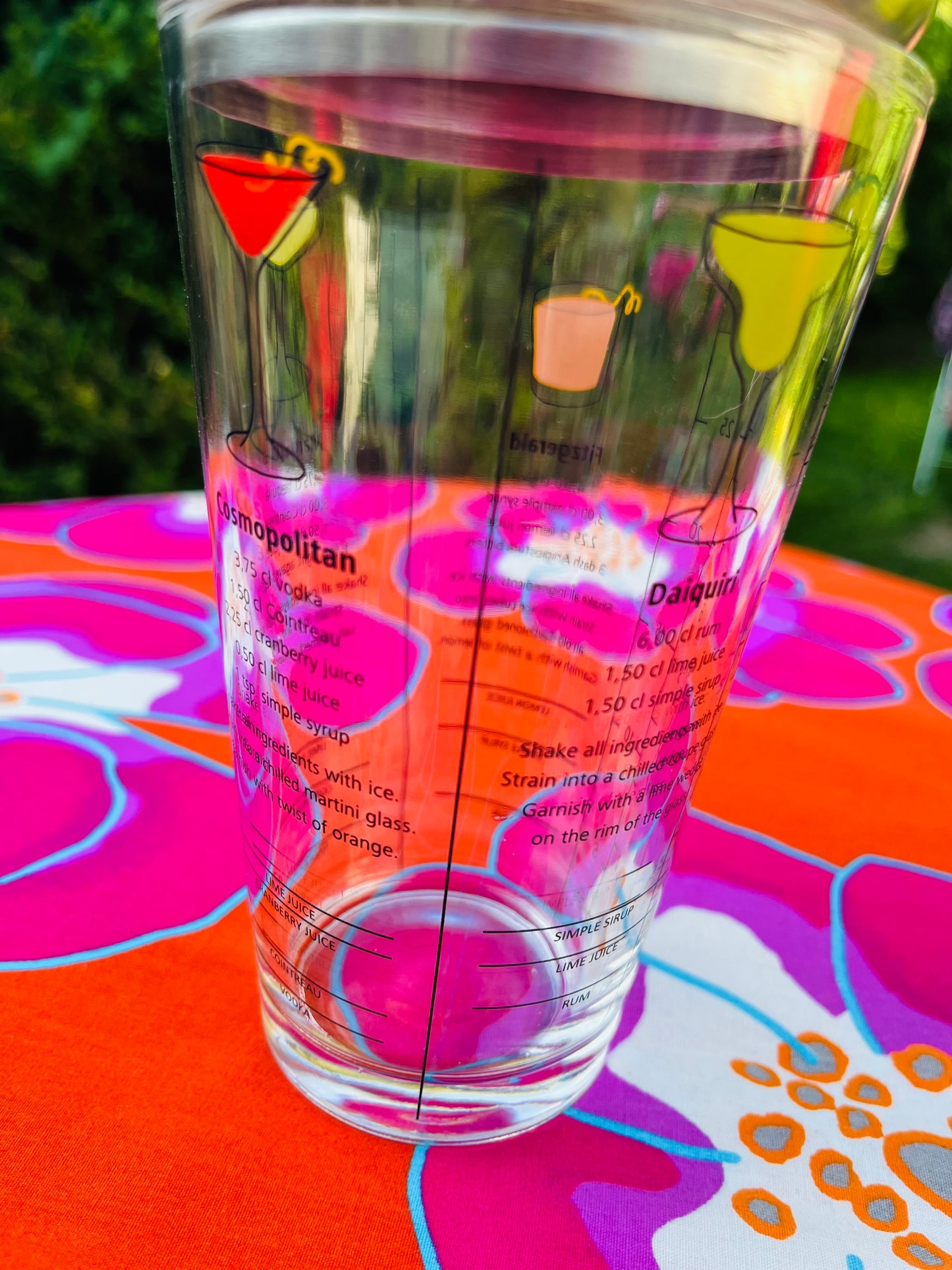 Glass Cocktail Shaker