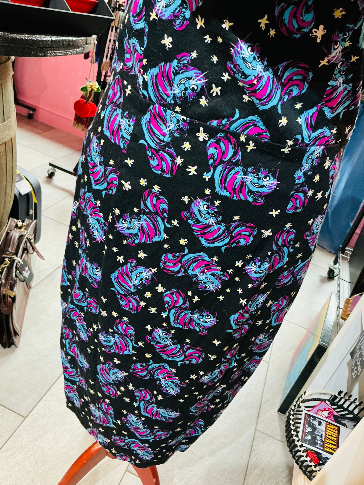 1950s Style Lindy Bop Cheshire Cat Pencil Dress
