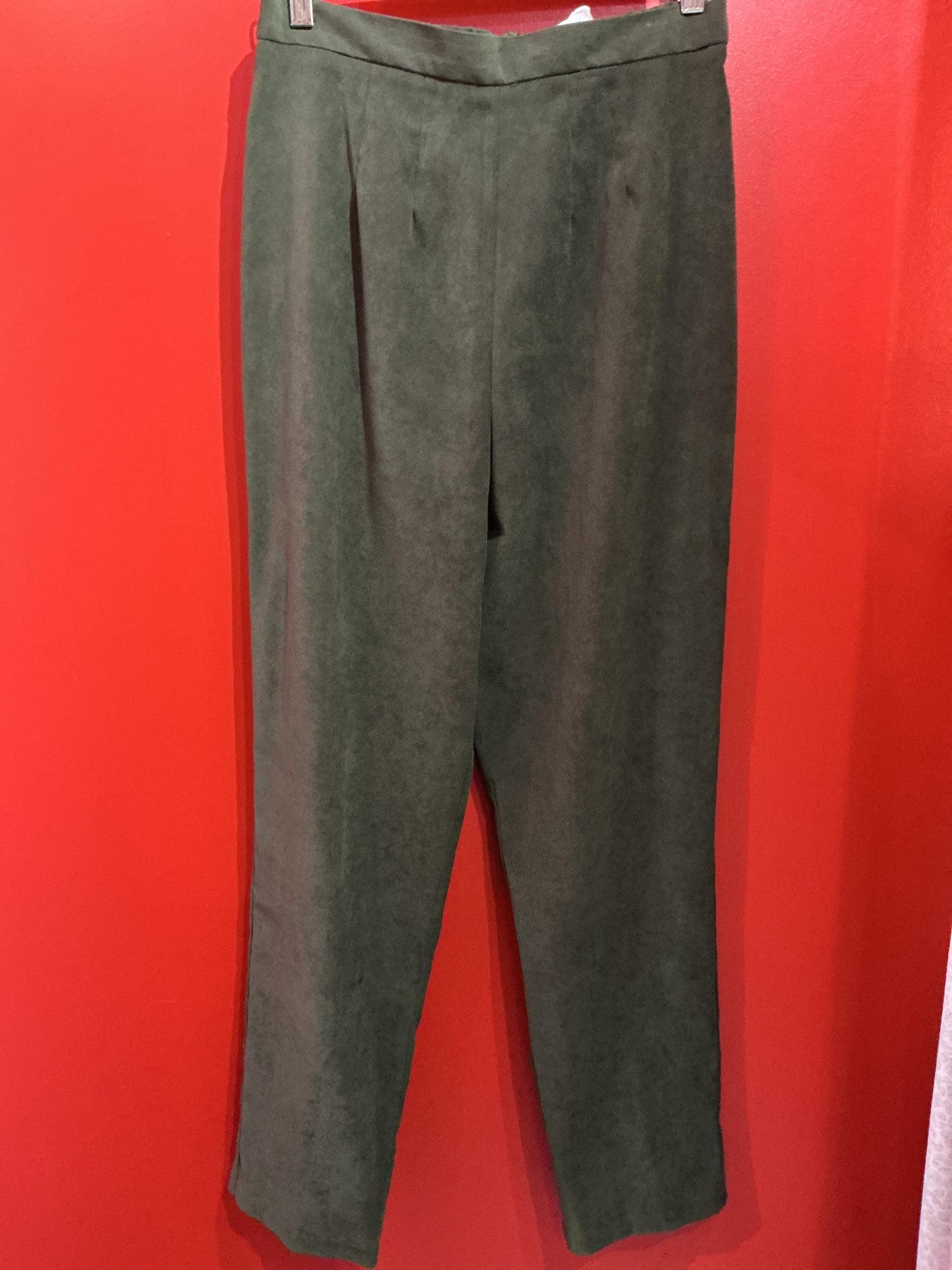 1960s Miss Dorby Green & Leopard Blazer & Trousers Set