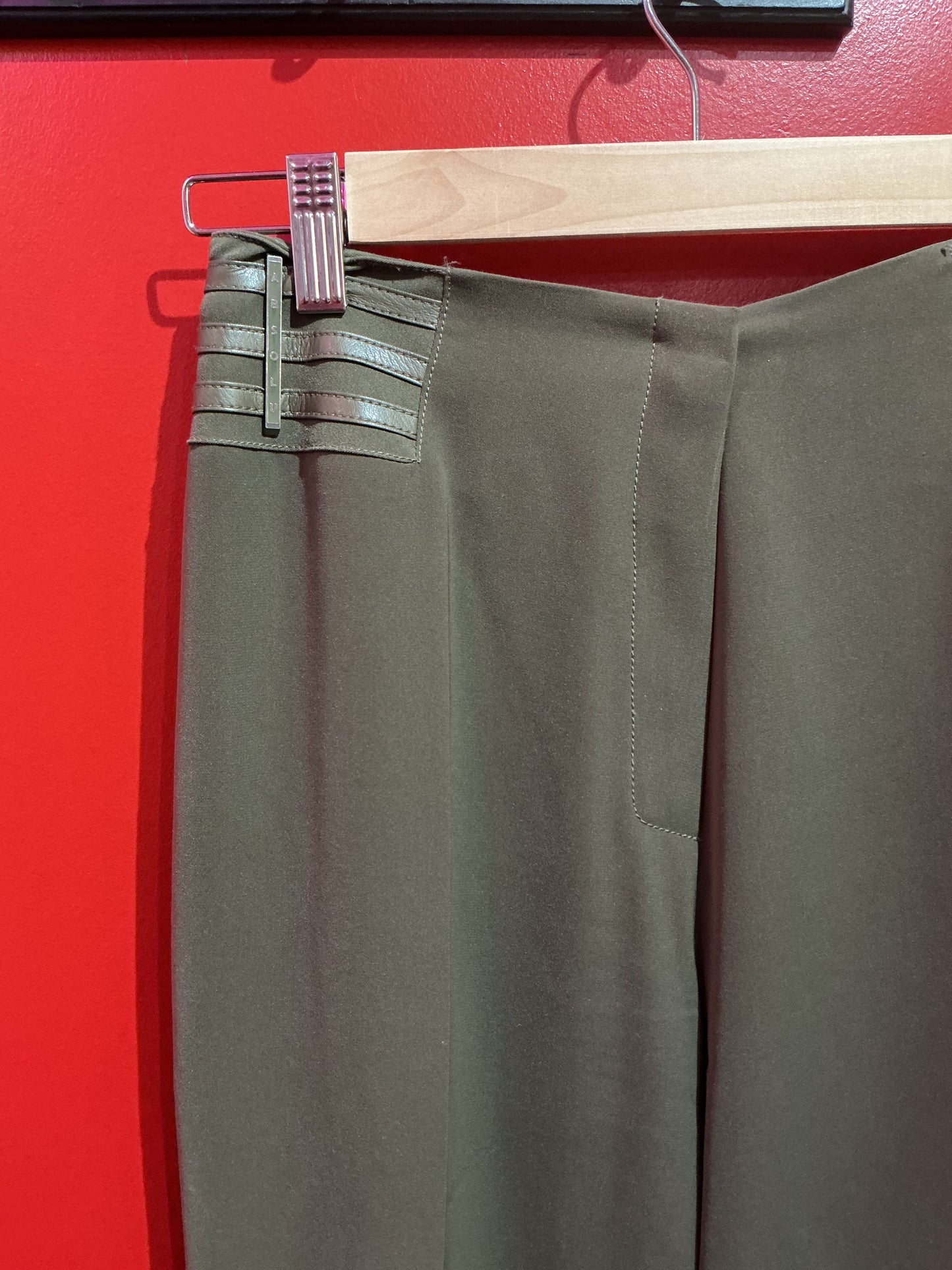 French Designer Green Suit Jacket & Trouser Set