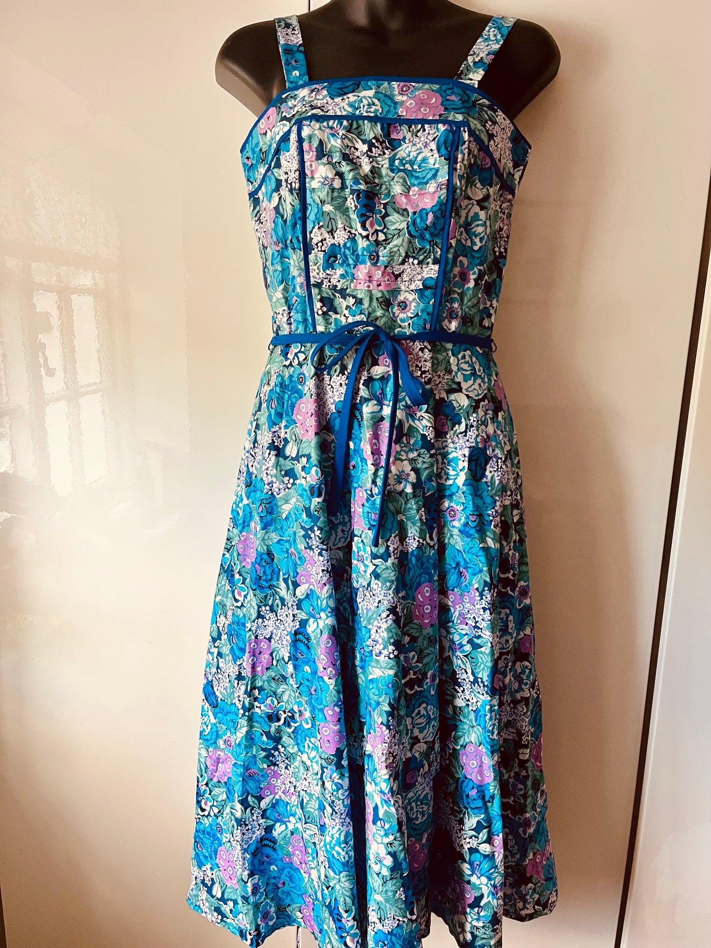 Original 1960s vintage Marion Donaldson floral dress