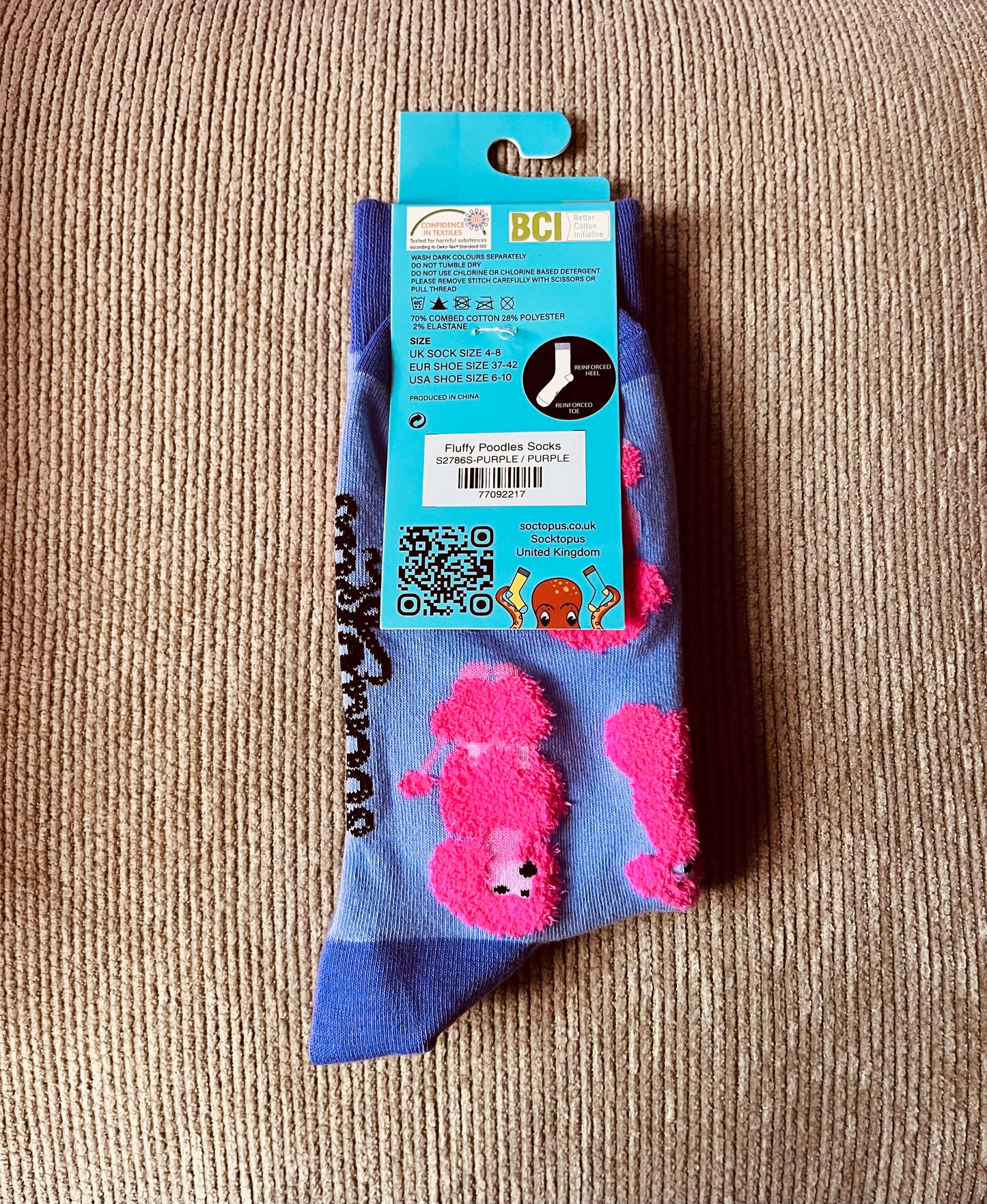 Socktopus Fluffy Poodle Socks