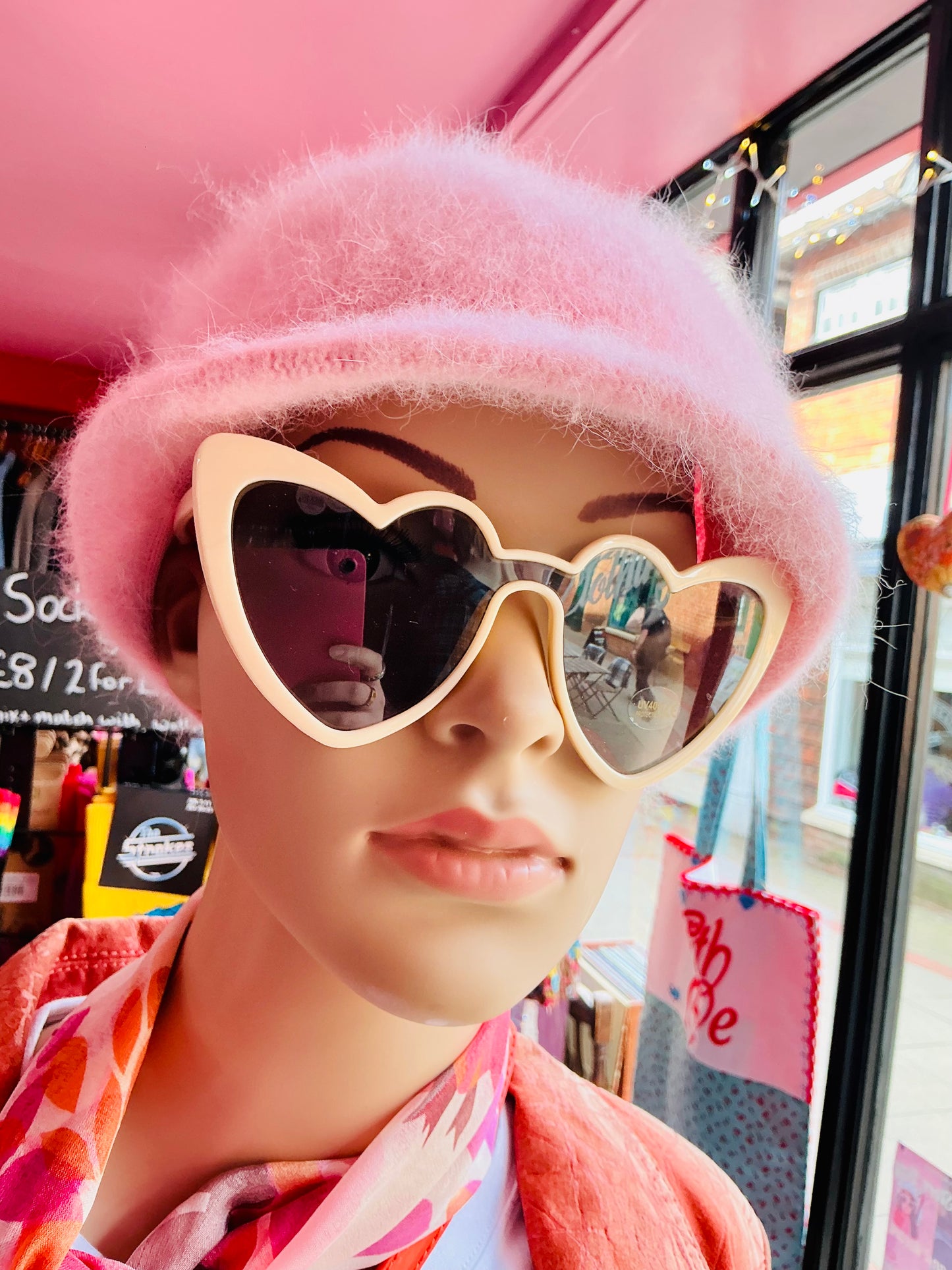White Heart Sunglasses