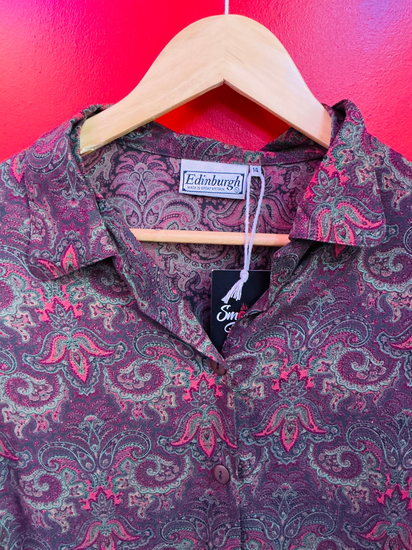 Autumnal Coloured Paisley Shirt