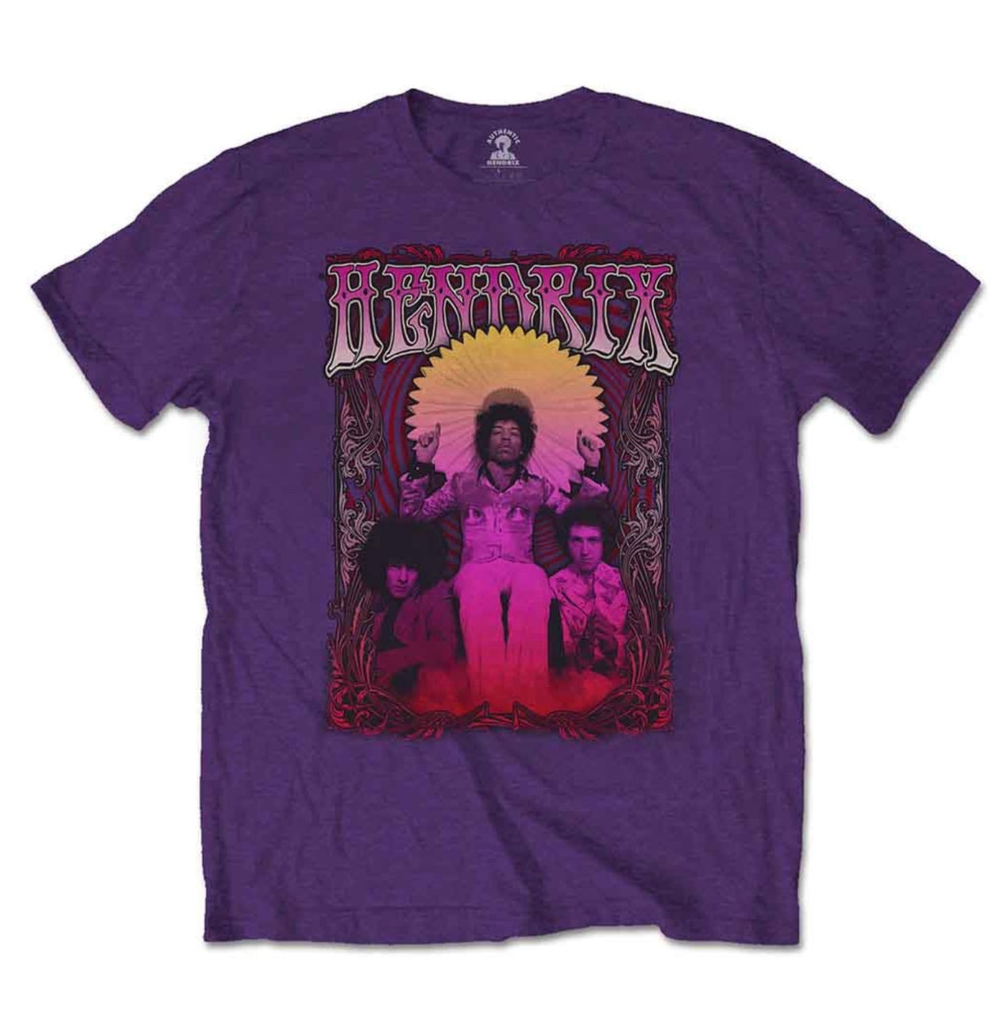 Jimi Hendrix Karl Ferris Wheel Purple Band Top