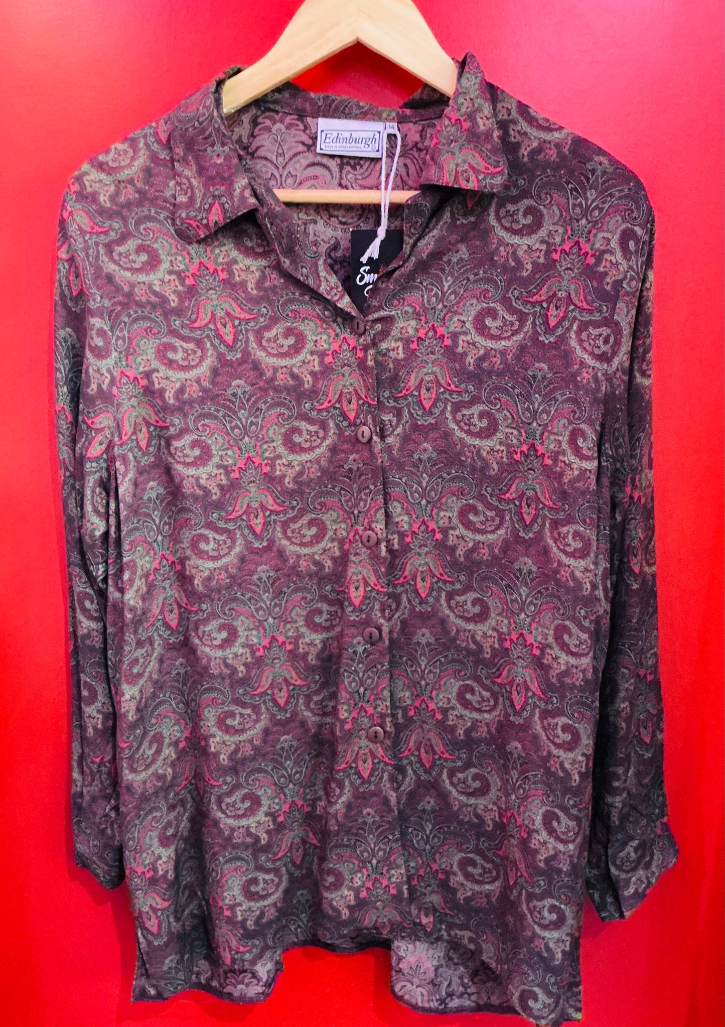 Autumnal Coloured Paisley Shirt