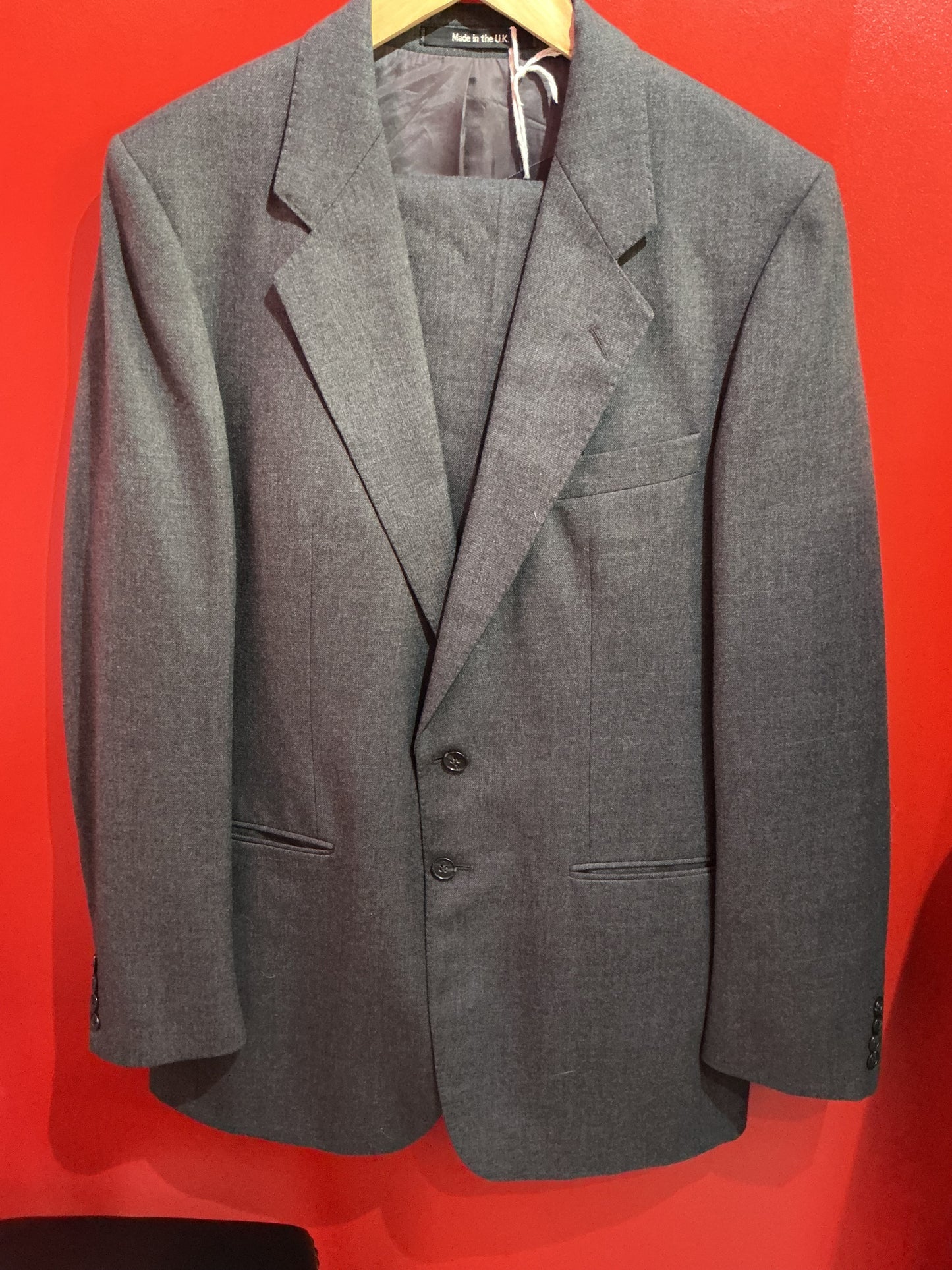 Grey Wool Mix St Michael’s Suit Jacket & Trousers