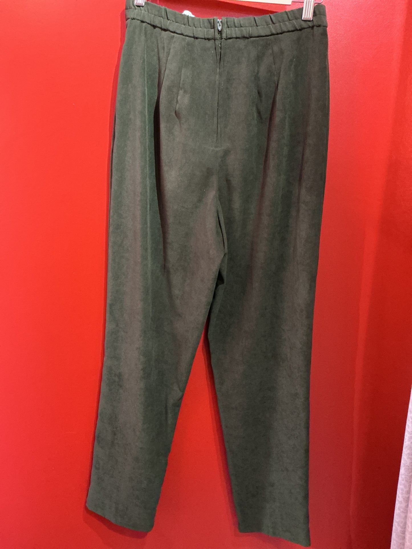 1960s Miss Dorby Green & Leopard Blazer & Trousers Set
