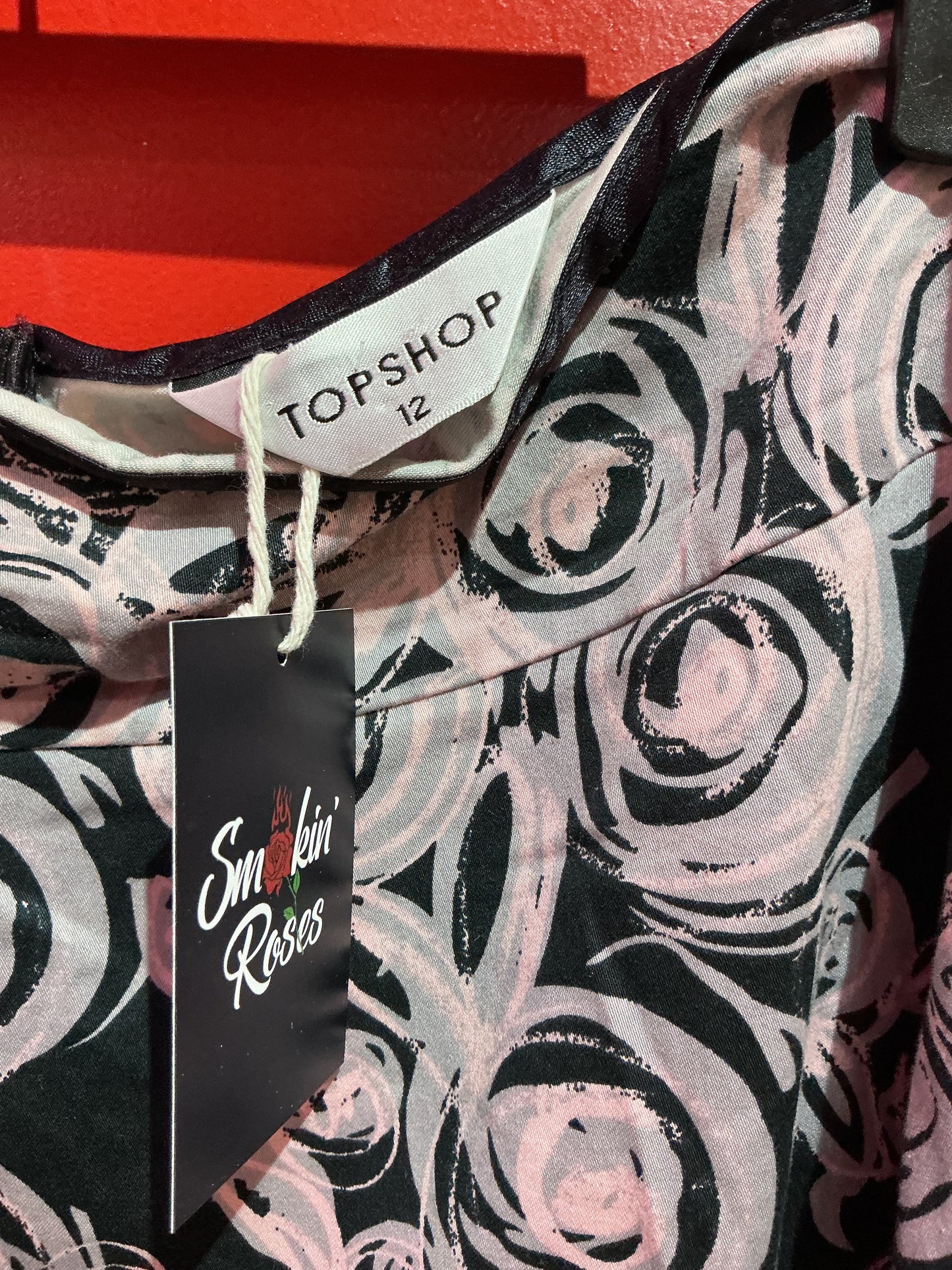 Vintage Topshop Patterned Skirt