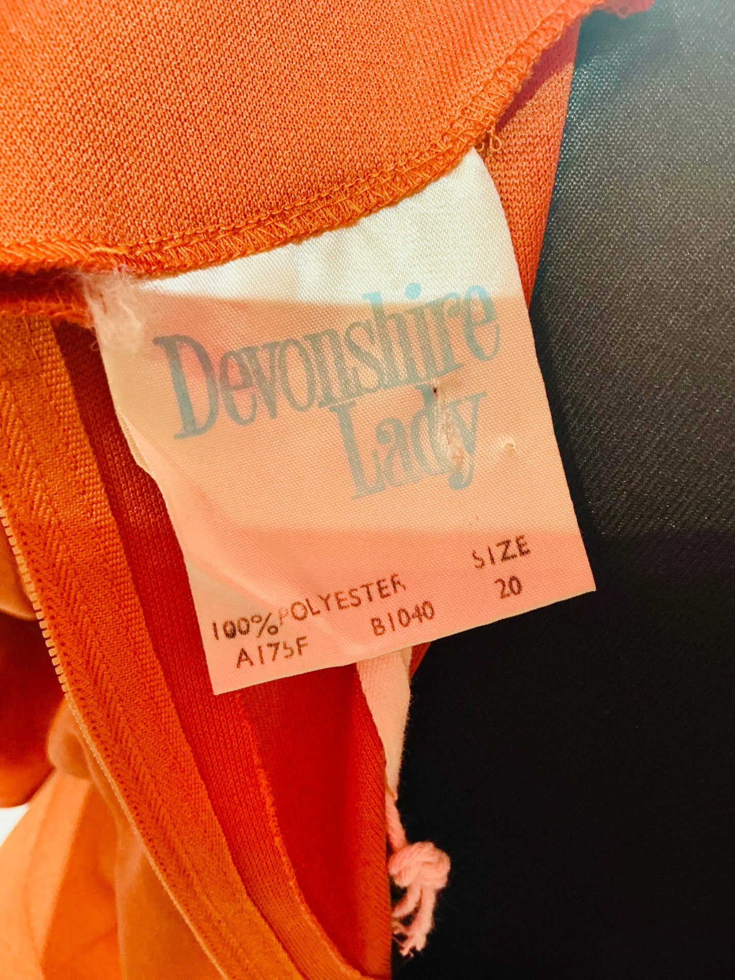 1970s Vintage Devonshire Lady Maxi Dress