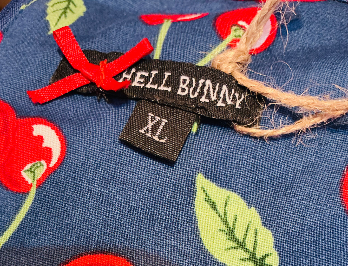 1950s Style Cherry Print Hell Bunny Swing Dress
