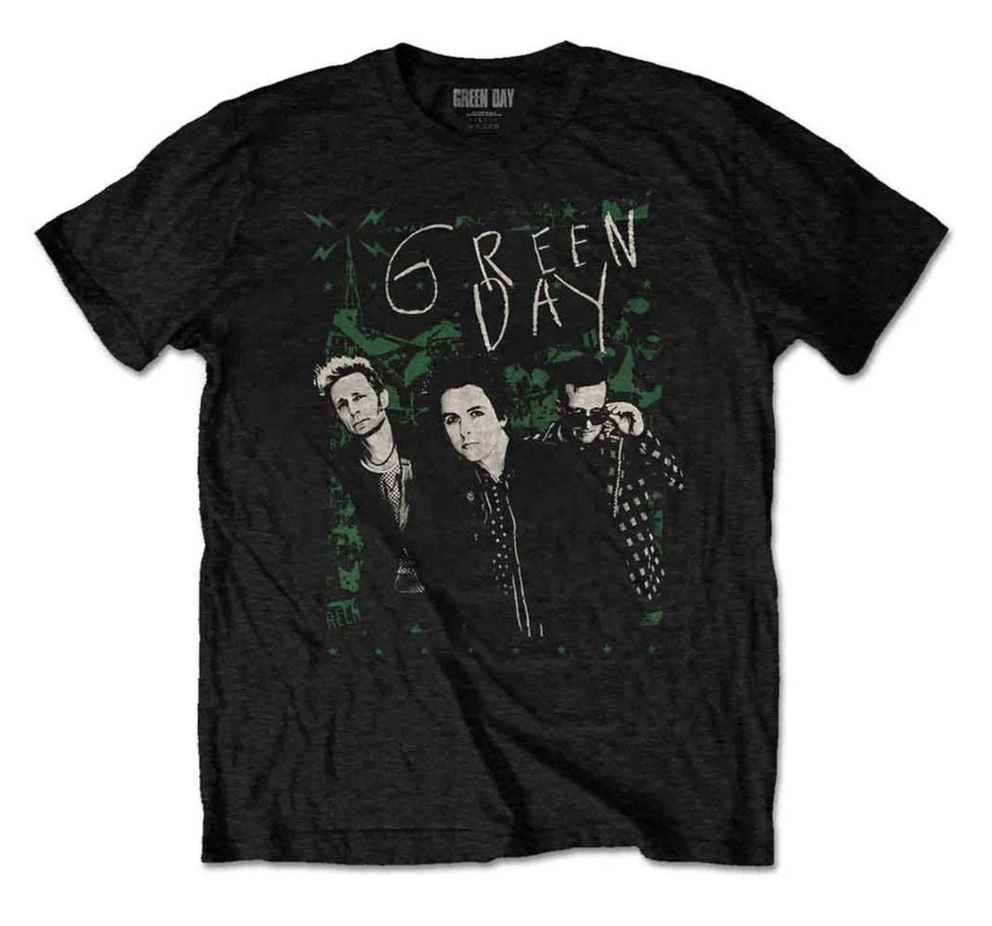 Green Day Band Top